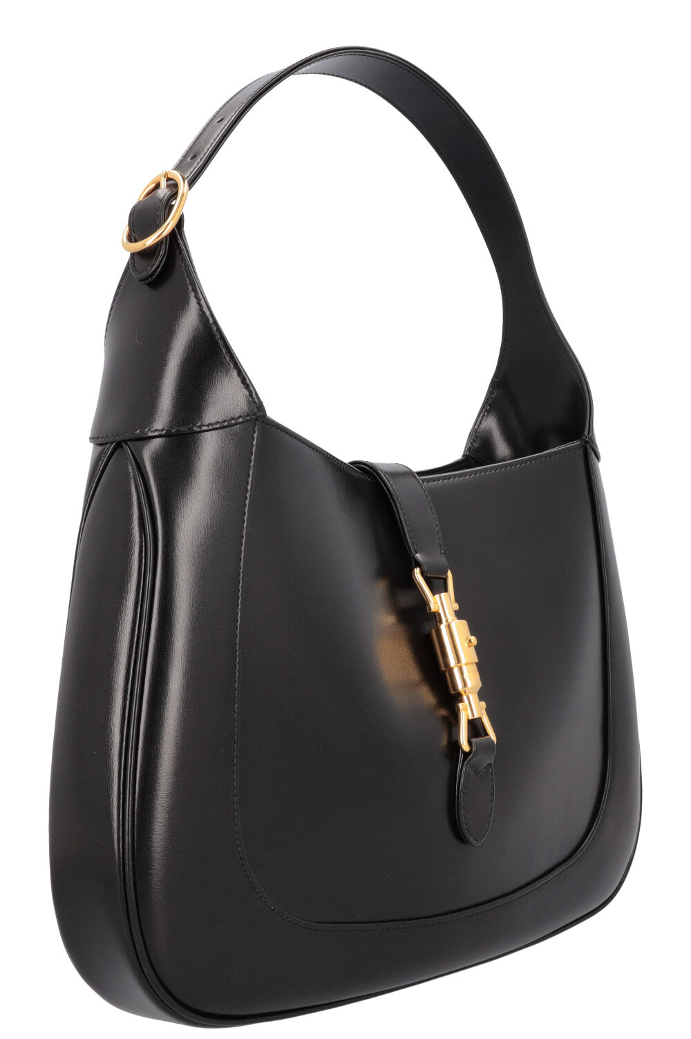 GUCCI Medium Jackie Leather Black