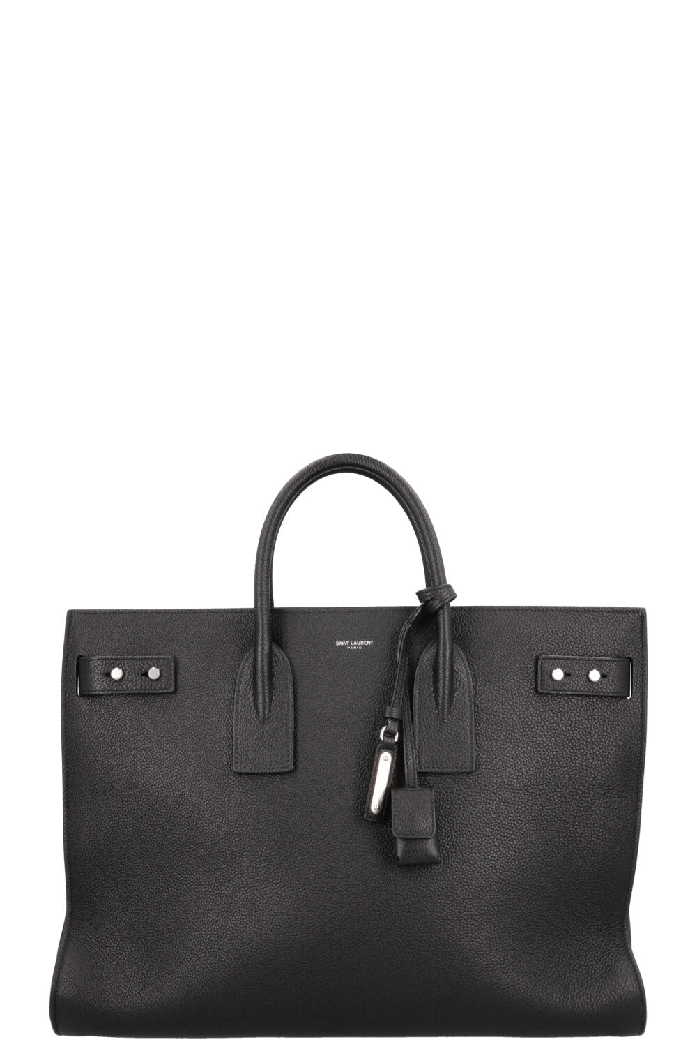 YSL Saint Laurent Tote Bag Sac De Jour Black Large