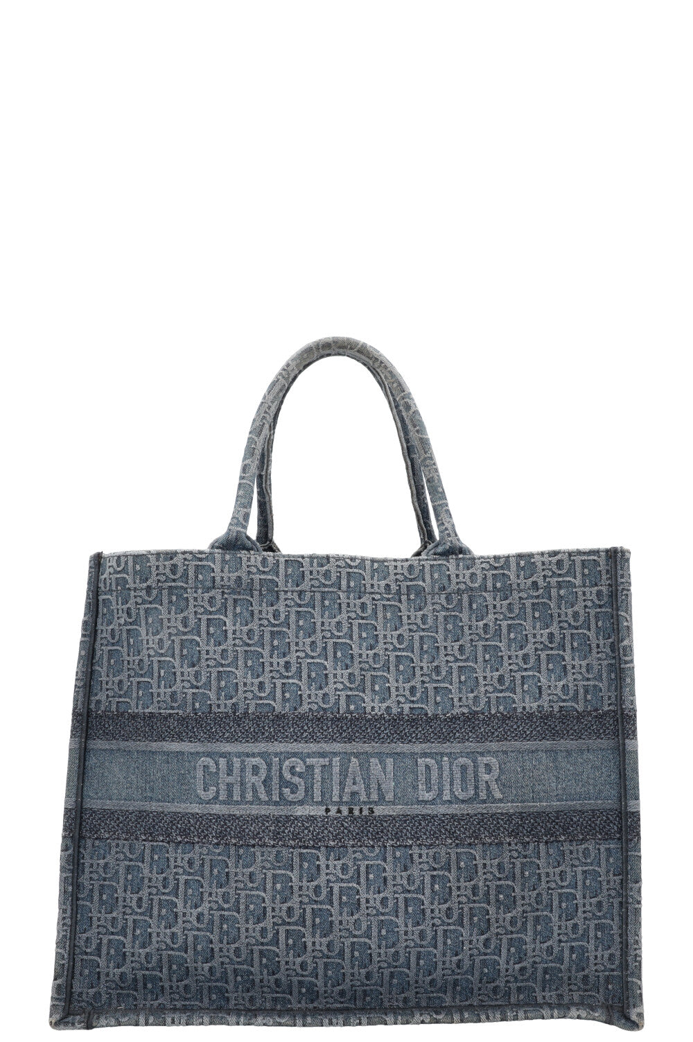 Dior Tote Bag Book Tote Denim Large