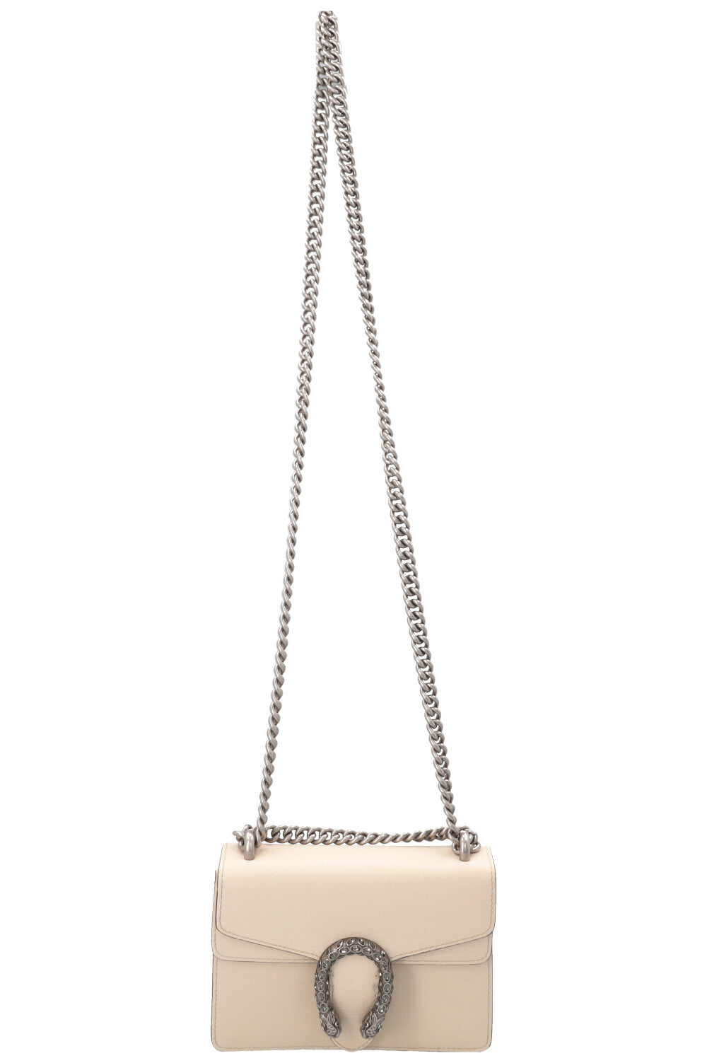 GUCCI Small Dionysus Crossbody Bag White
