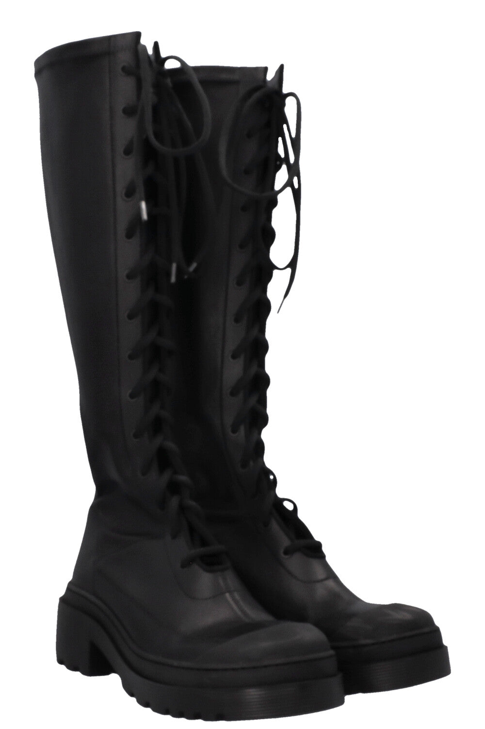 Dior Handbag Arcade Lace Up Boots Black Shoes