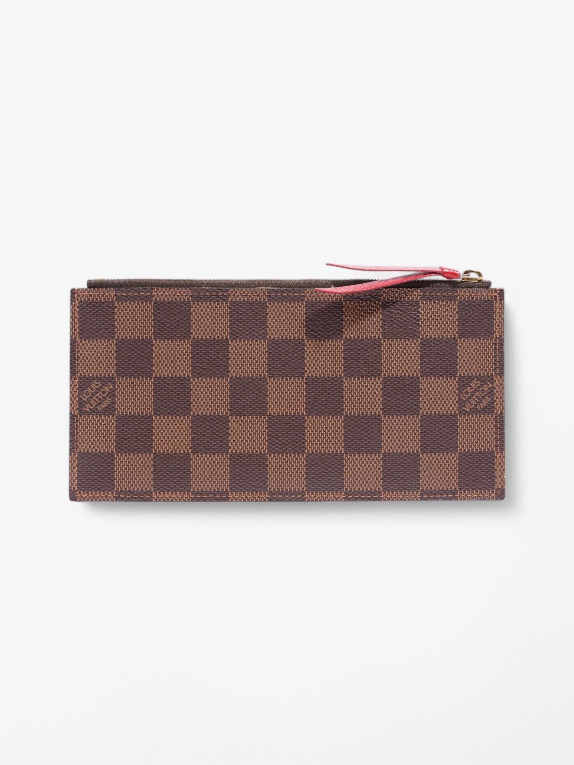 Louis Vuitton Felicie Insert Ebene Coated Damier Canvas Coated Canvas Apparel