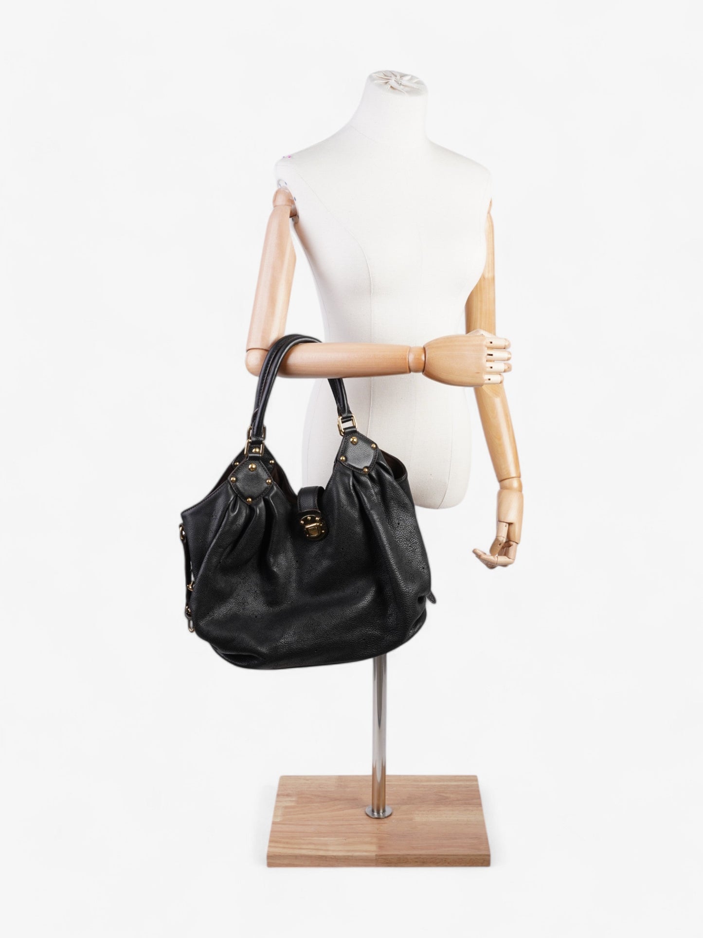Louis Vuitton Mahina Empreinte Monogram Leather Black Small Handbag