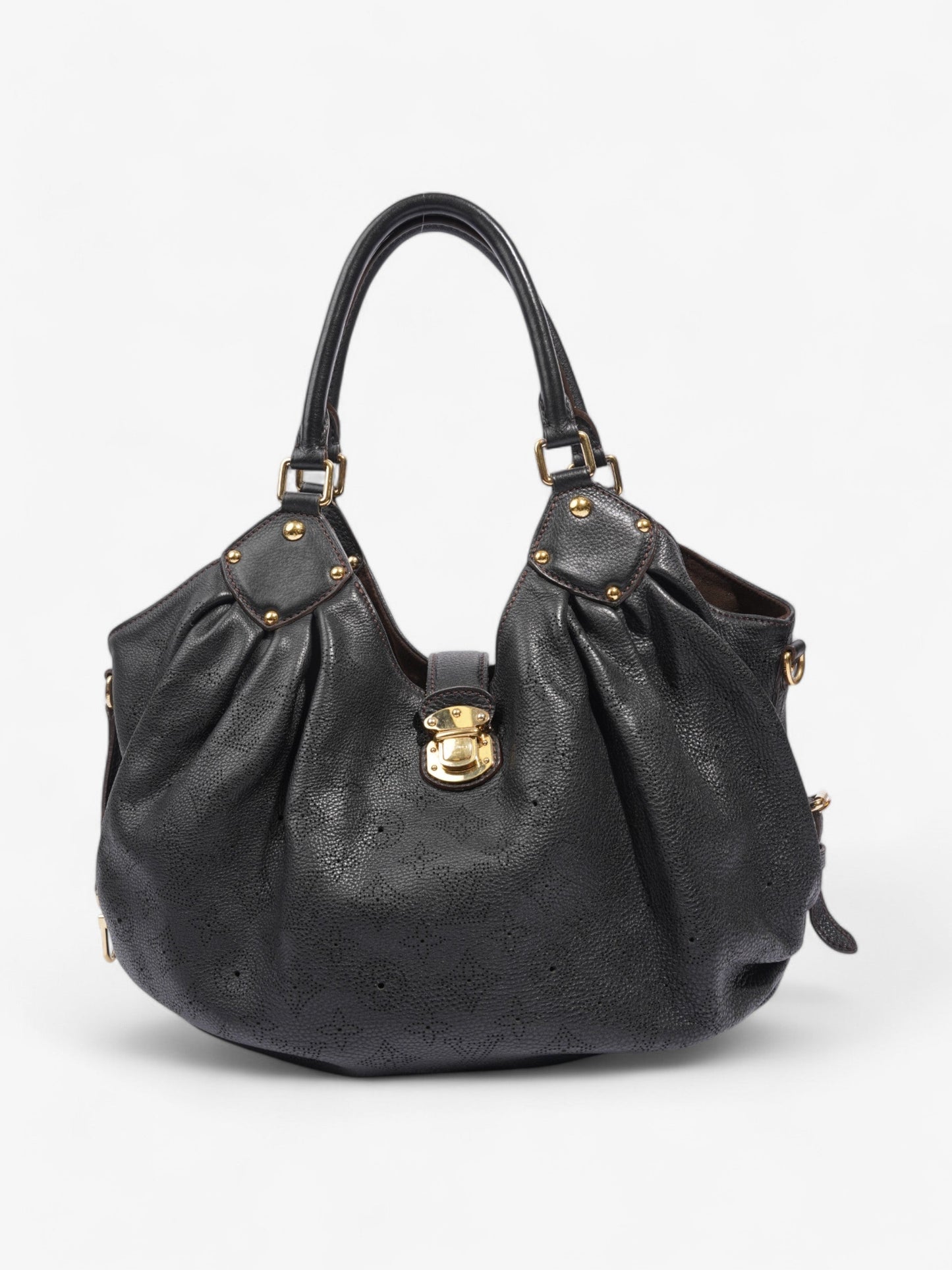 Louis Vuitton Mahina Empreinte Monogram Leather Black Small Handbag