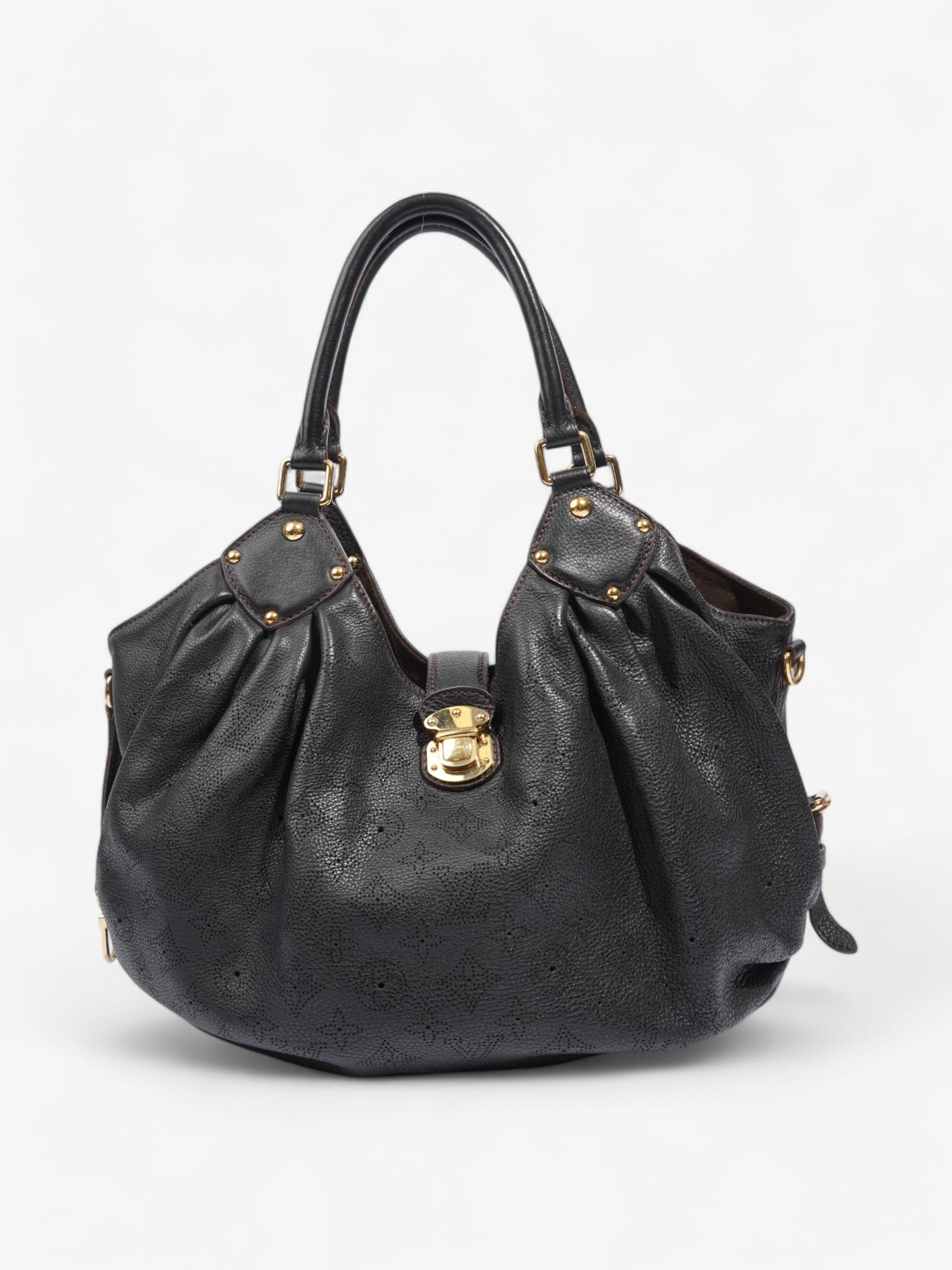 Louis Vuitton Mahina Empreinte Monogram Leather Black Small Handbag