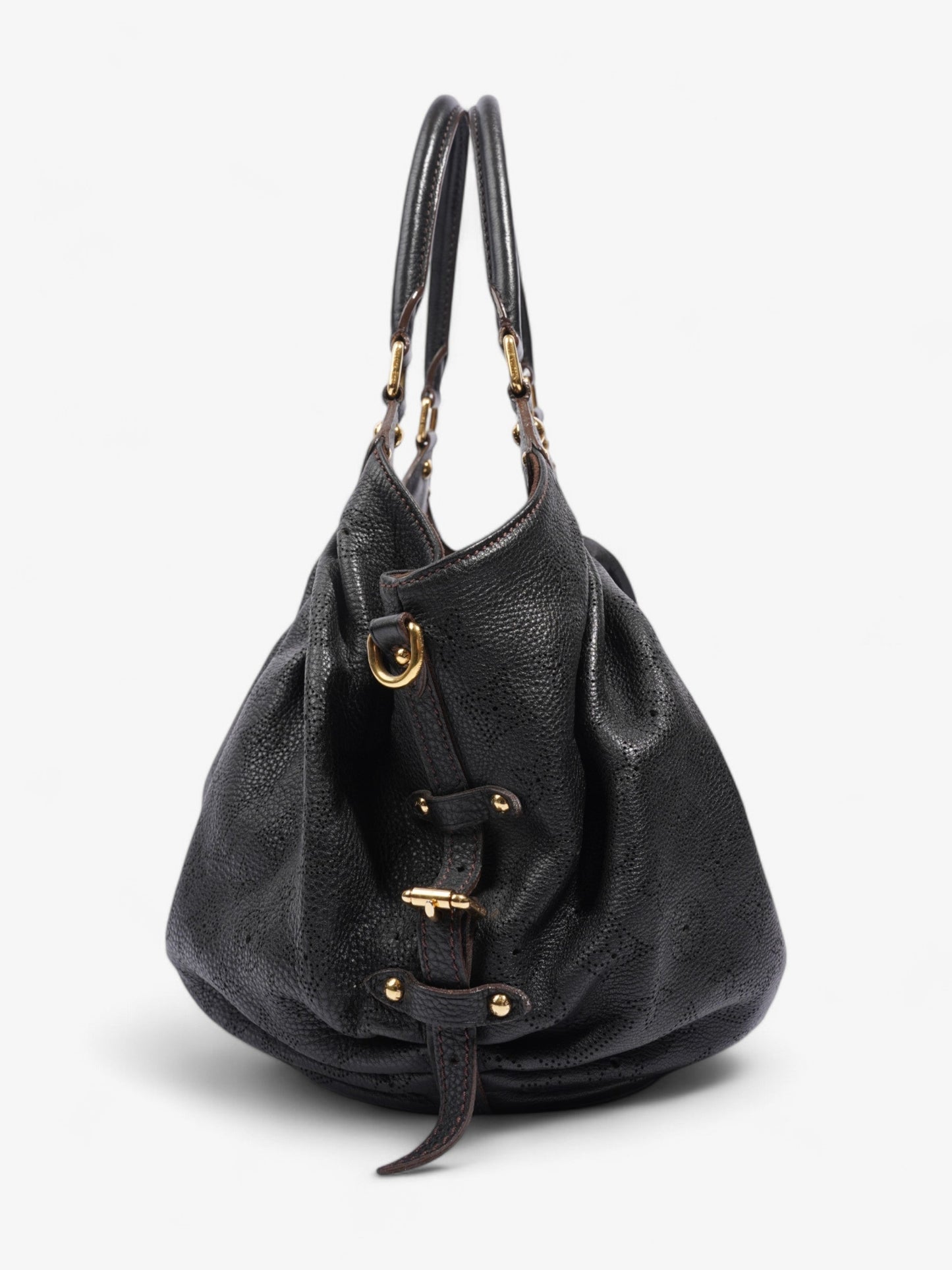 Louis Vuitton Mahina Empreinte Monogram Leather Black Small Handbag