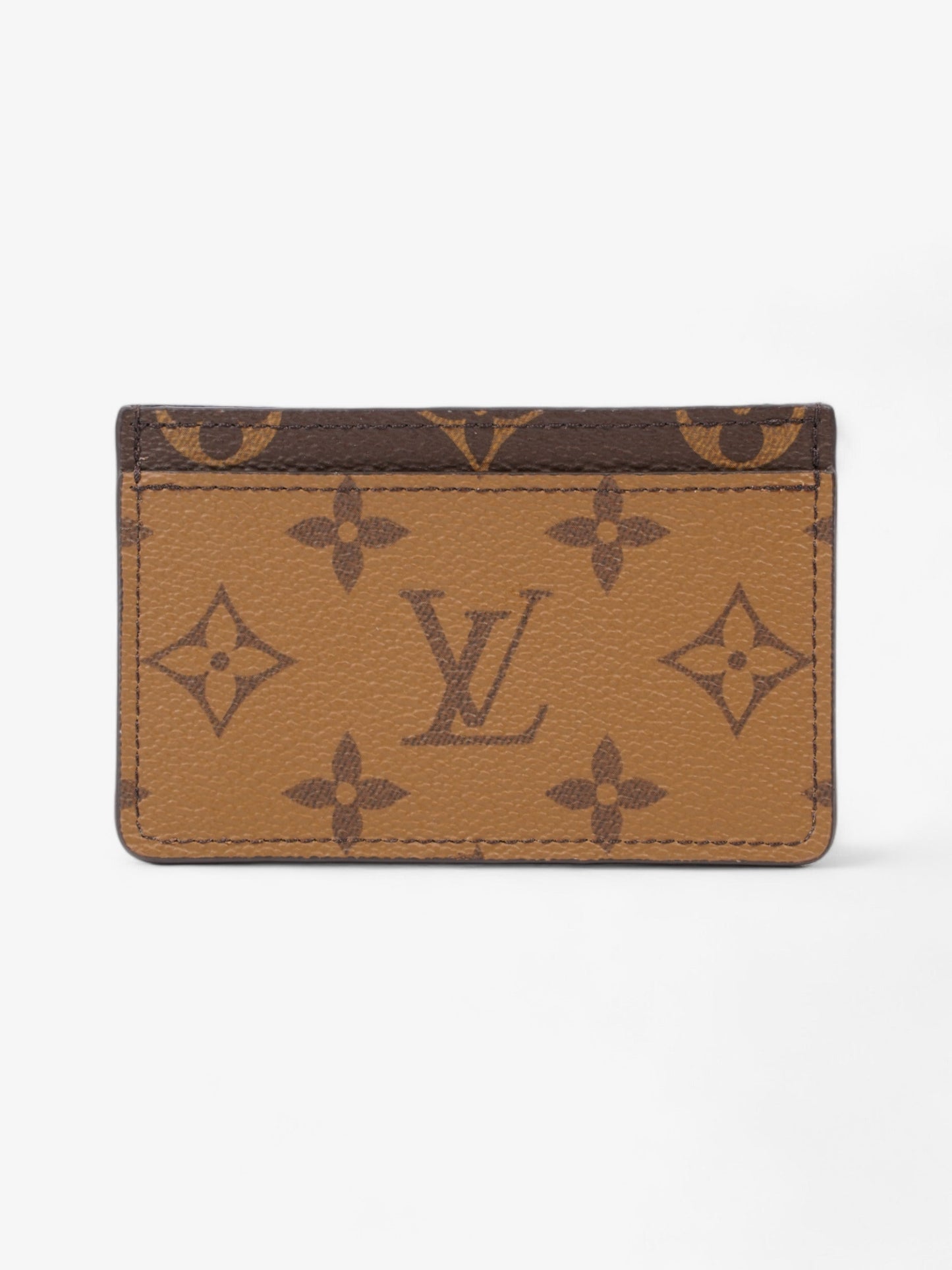 Louis Vuitton Card holder Reverse Coated Monogram Canvas Coated Canvas Wallet Case Coated Canvas