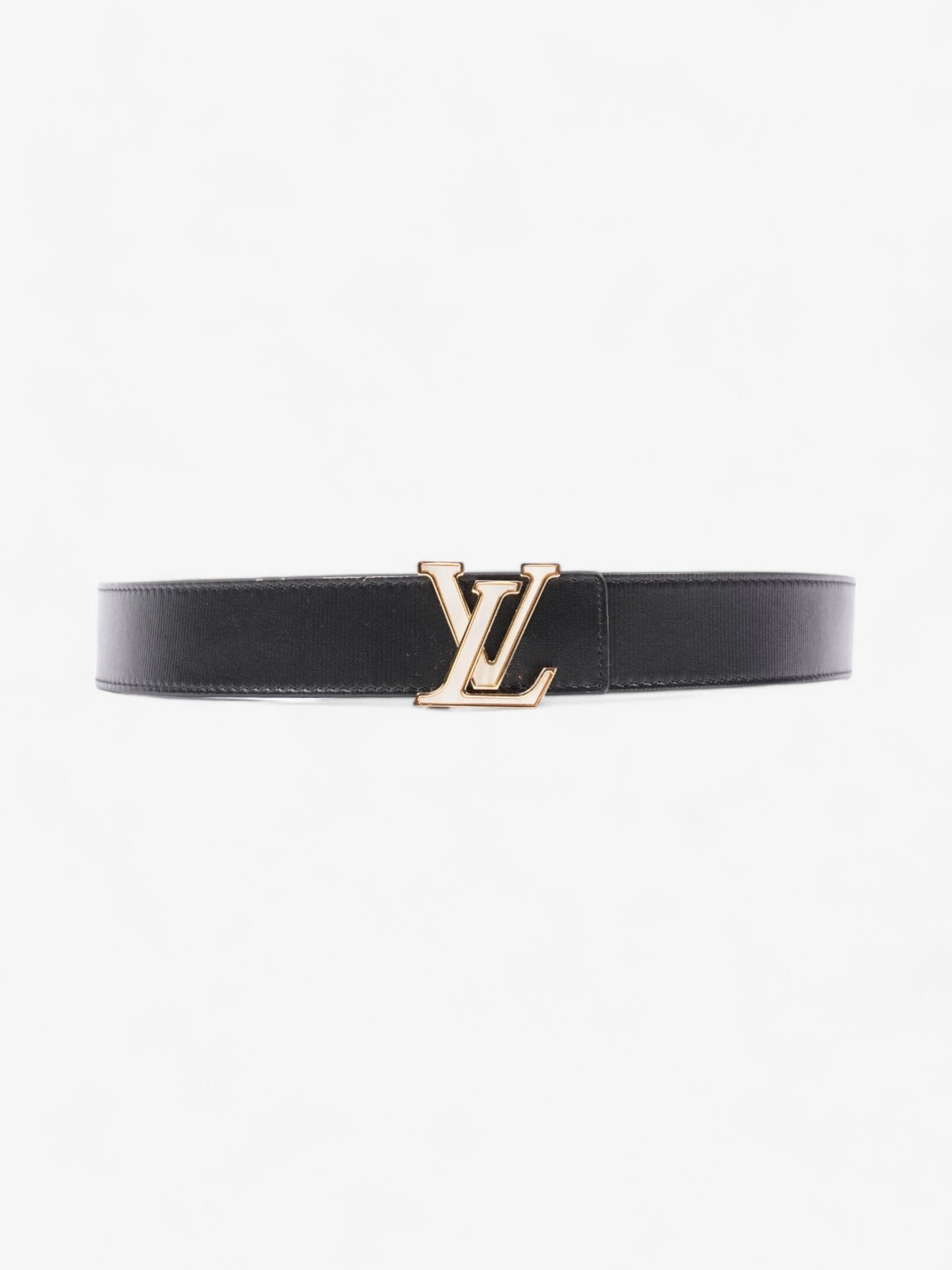 Louis Vuitton Seaside Reversible 90cm 36" Leather Black Gold Belt