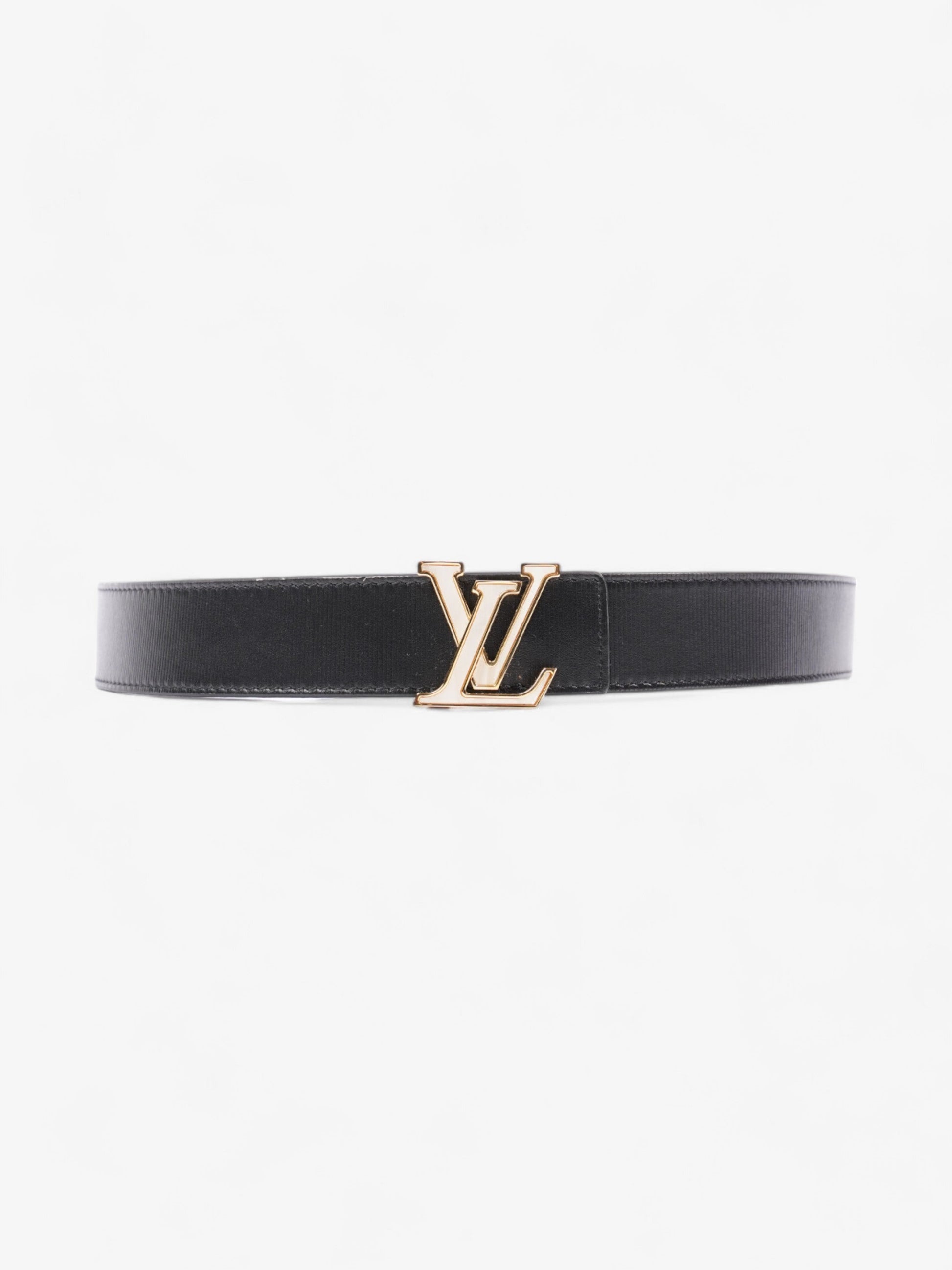 Louis Vuitton Seaside Reversible 90cm 36" Leather Black Gold Belt