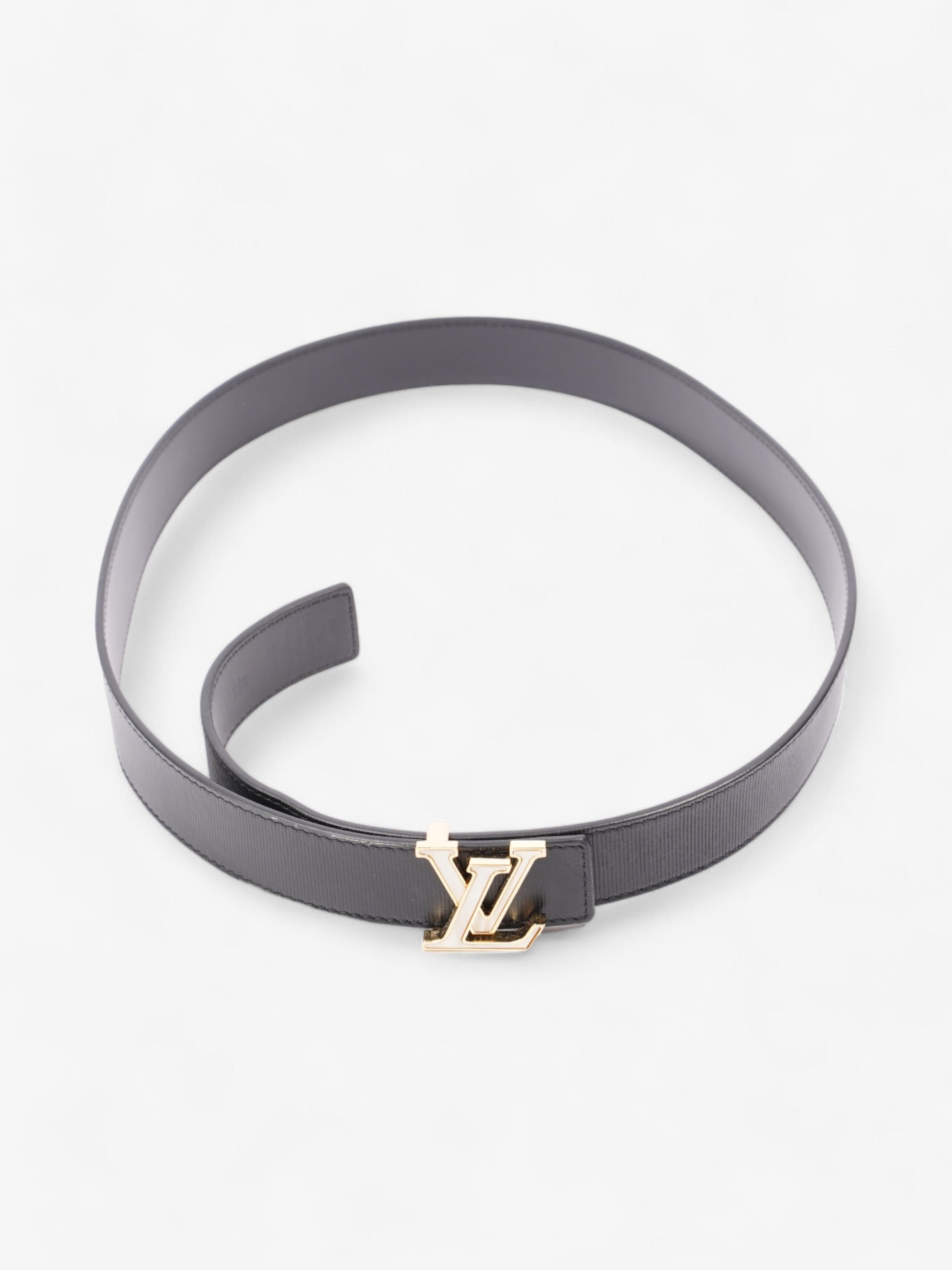 Louis Vuitton Seaside Reversible 90cm 36" Leather Black Gold Belt