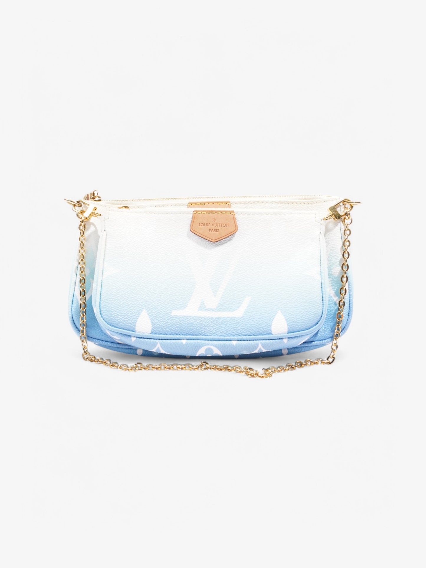 Louis Vuitton By Pool Multi Pochette Accessoires Canvas Coated Canvas White Blue Apparel