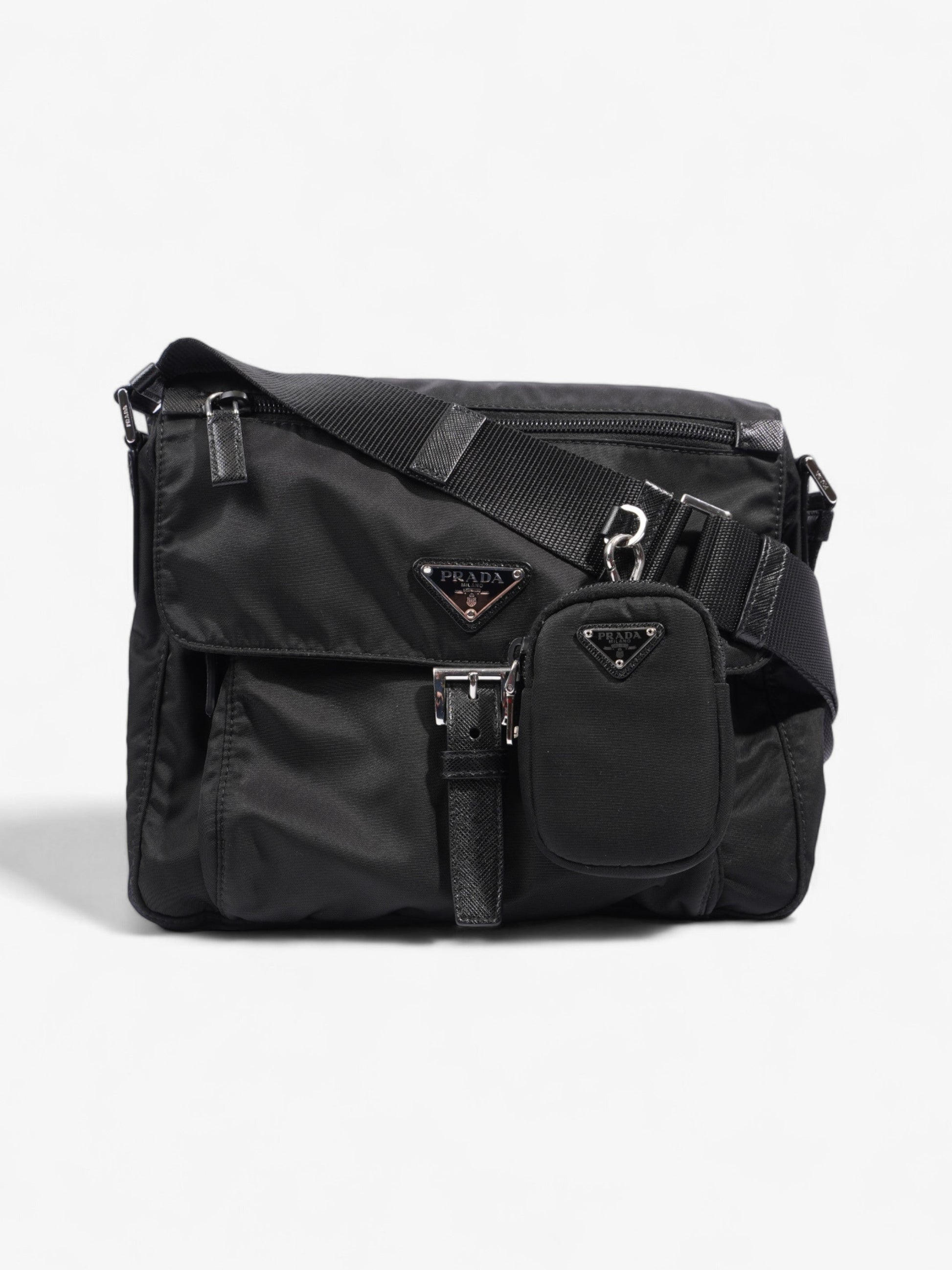 Prada Tessuto Crossbody Re Nylon Black Crossbody Bag Black Re Nylon