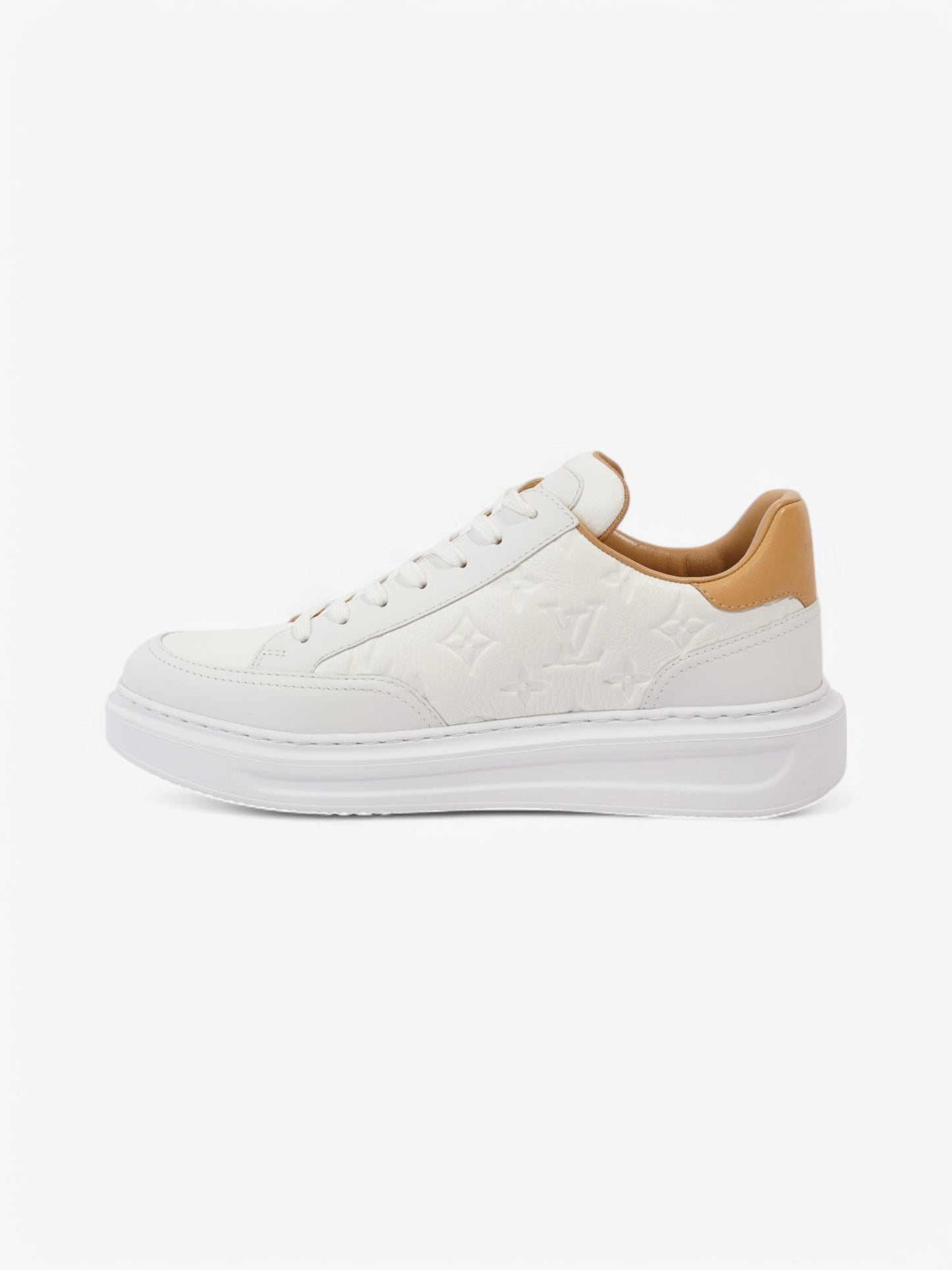 Louis Vuitton Beverley Hills EU 41.5 UK Leather White Beige Handbag