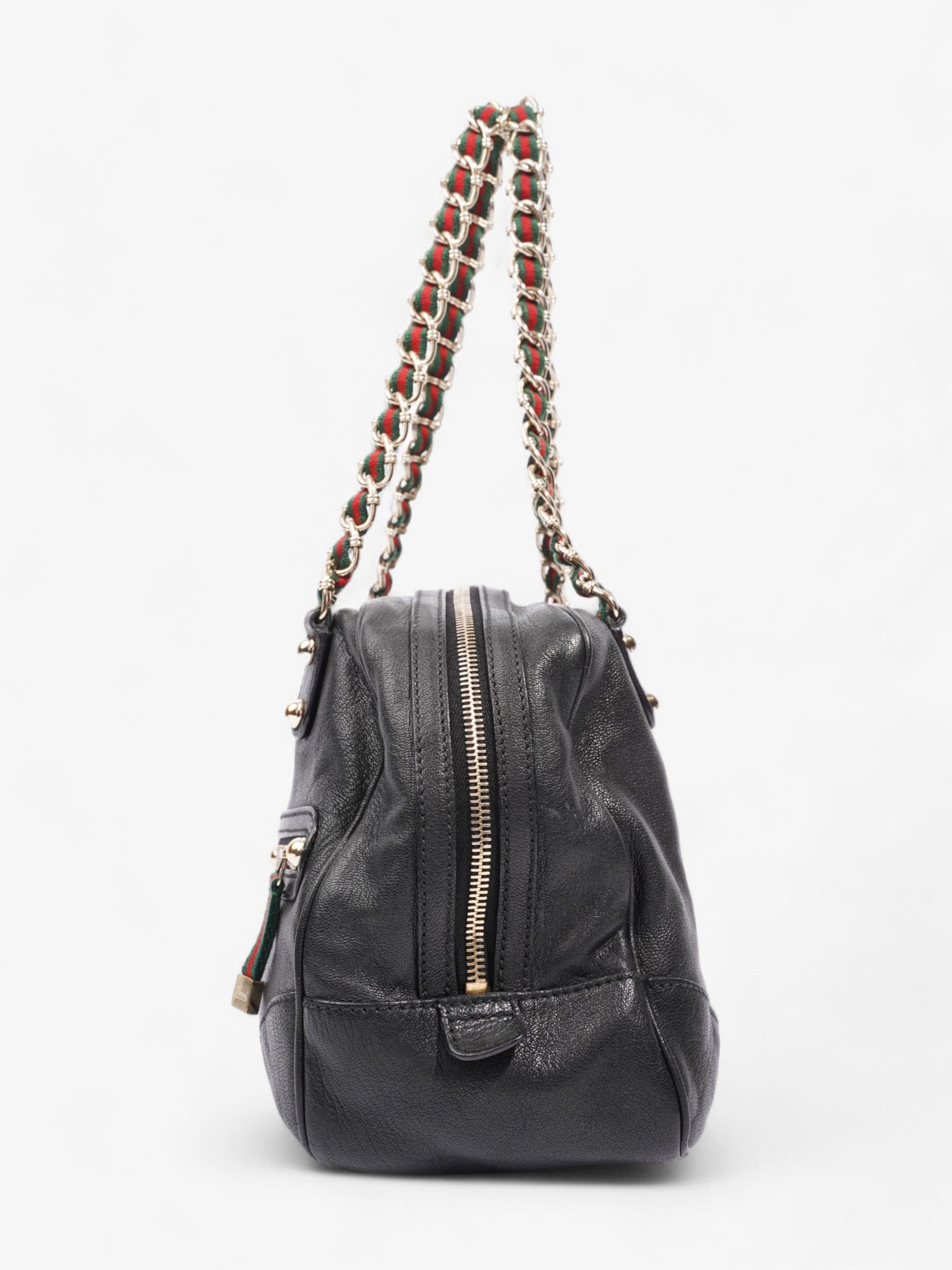 Gucci Capri Shoulder Bag Leather Black