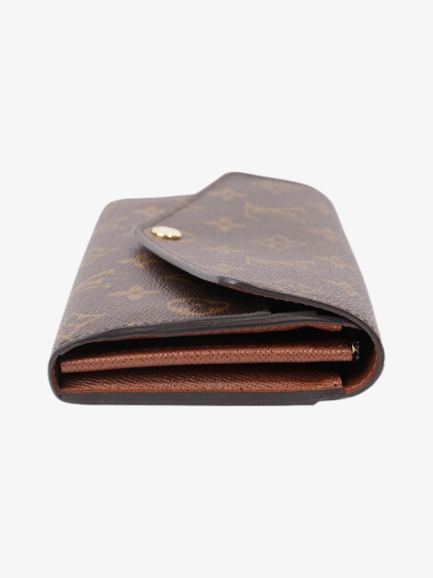 Louis Vuitton Sarah Monogram Gold Canvas Wallet Case