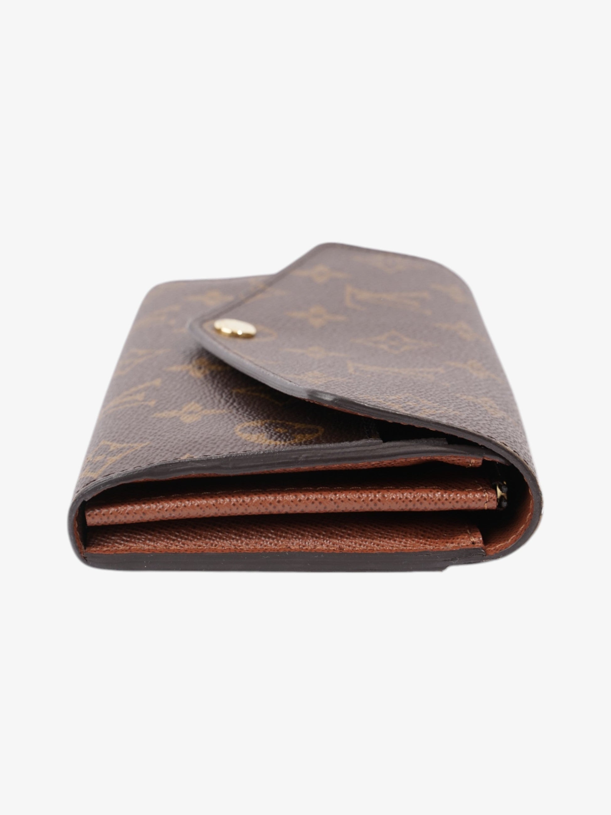 Louis Vuitton Sarah Monogram Gold Canvas Wallet Case