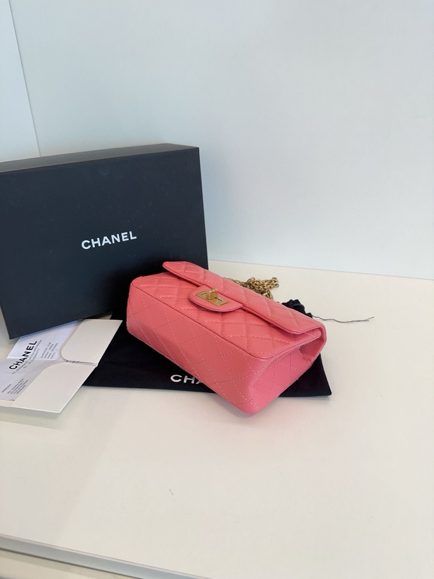 Chanel . P mini chip bag ×cm year pink