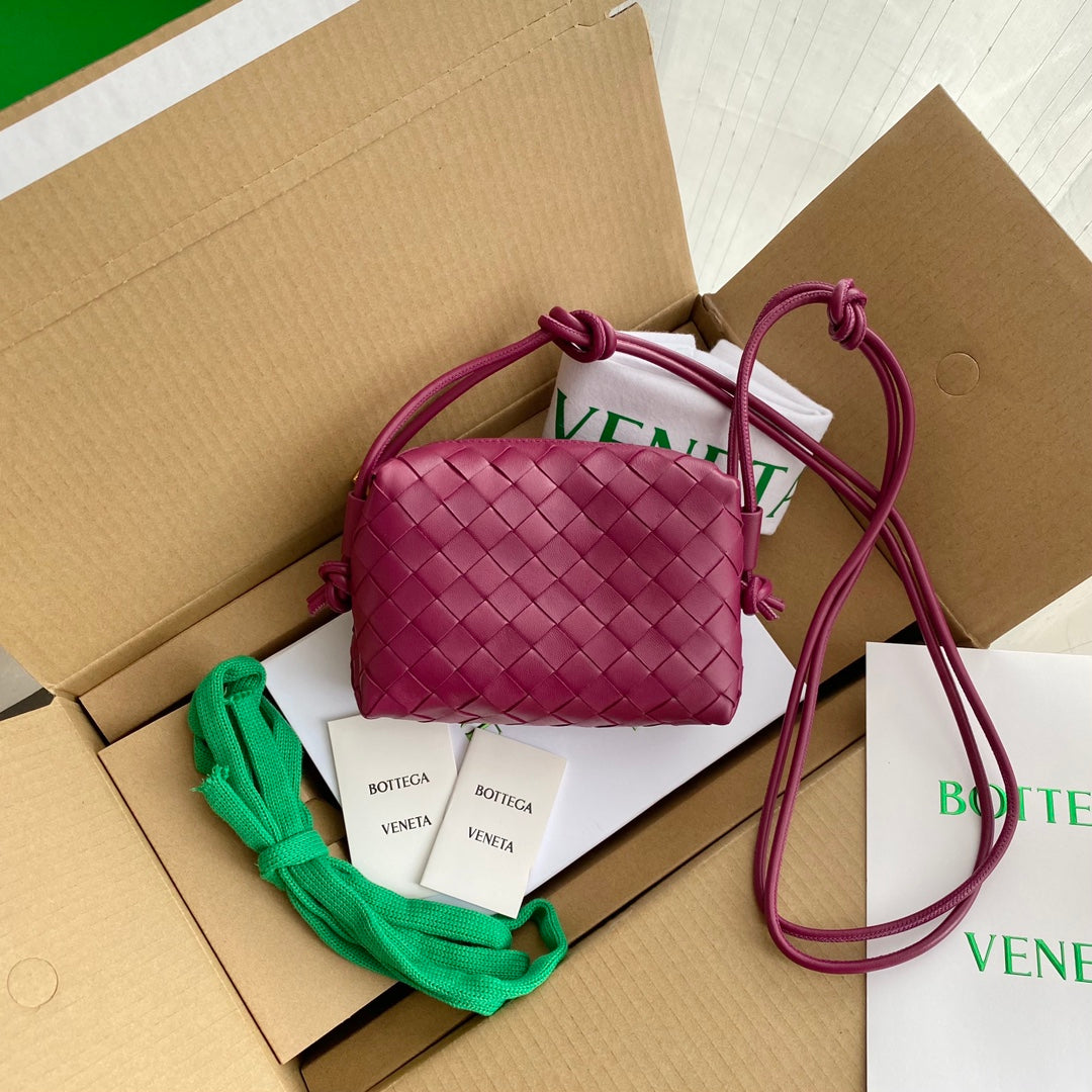 Top Quality Loop Camera Bag For Women Pink Mini Crossbody Bag