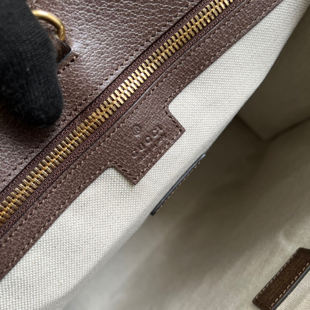 gg Cherry Print , ’s Beige Medium Tote Bag