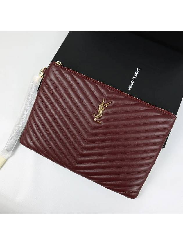 YSL Saint Laurent Saint Laurent Trending Clutch Bag Loose Legion Matelasse Monogram
