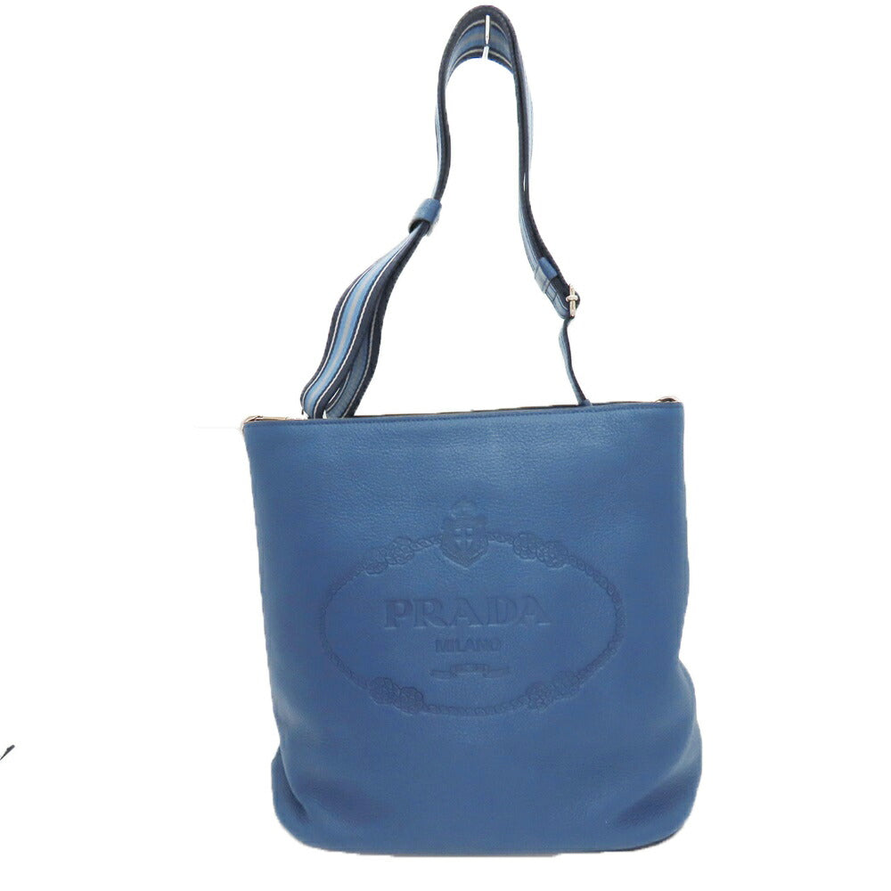 Prada Phenix Shoulder Bag Leather Vitello Leather Shoulder Bag
