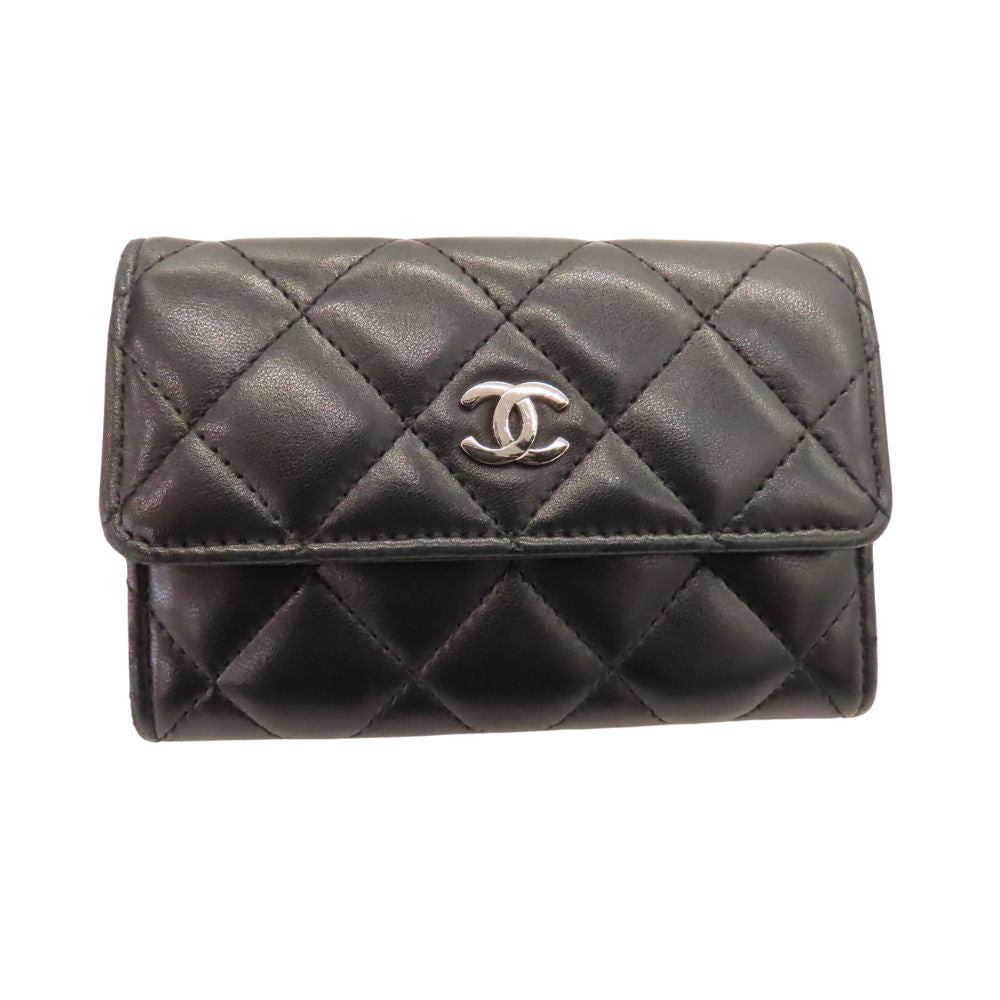 Chanel Matelassé Lambskin Card Case Bag
