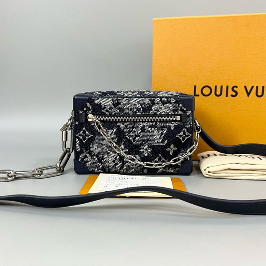 Louis Vuitton Soft Trunk 18.5*12.9*7.8cm Dark blue XJ10962