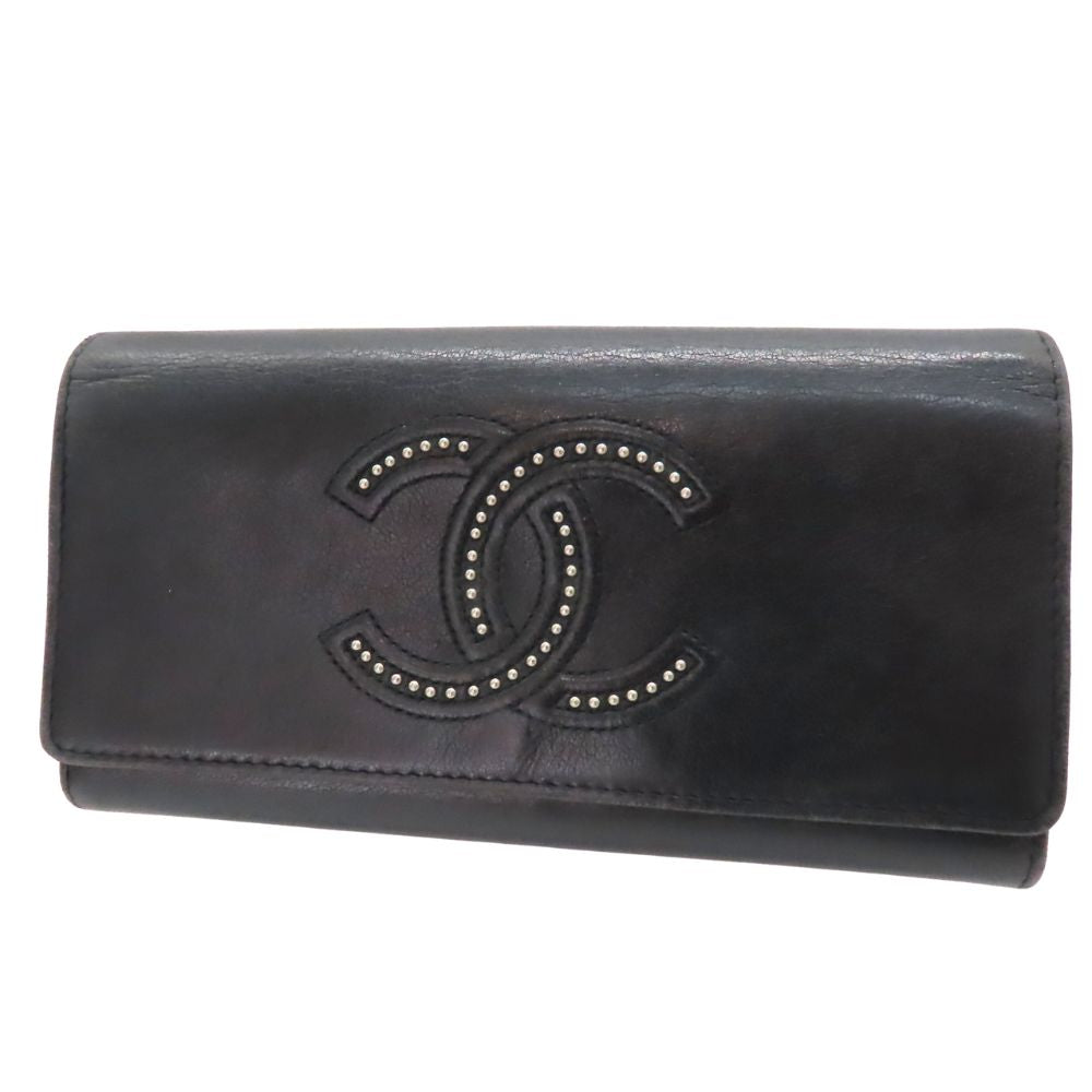 Chanel Long Wallet Leather Long Wallet