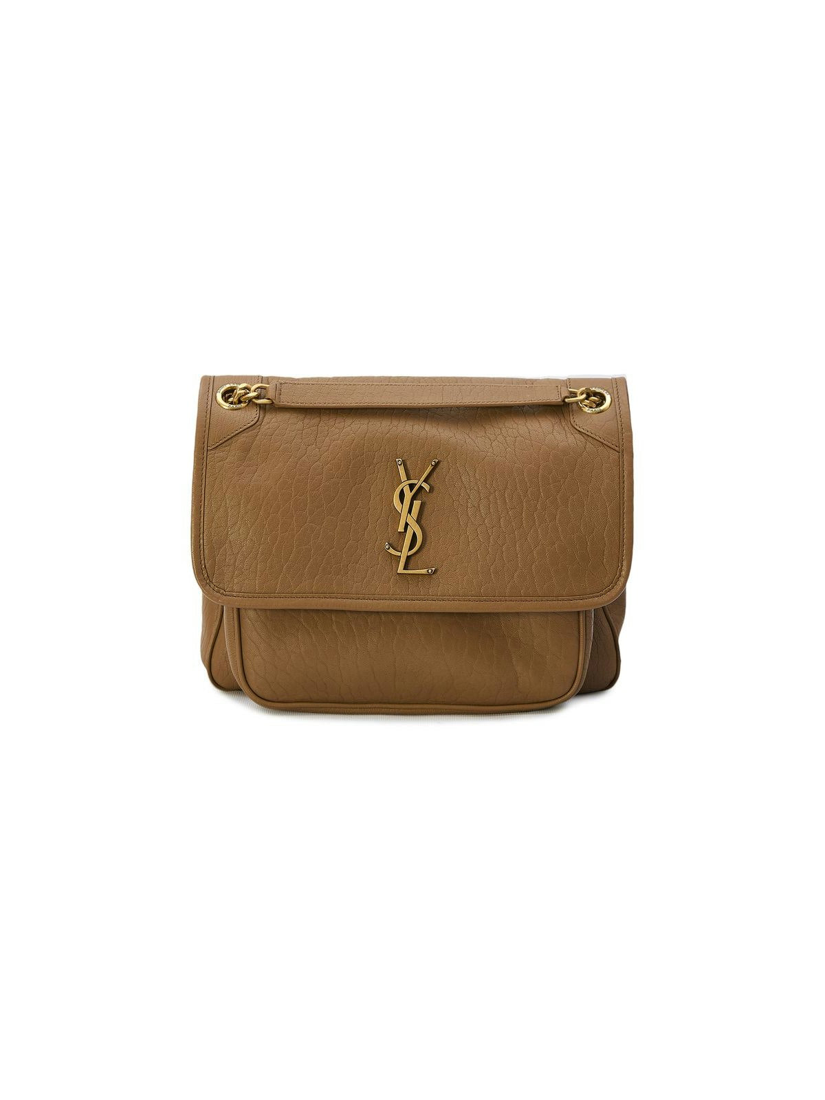 YSL Saint Laurent Luxury Trending Women Niki Grained Bag In Nude Lambskin Medium Travel Bag