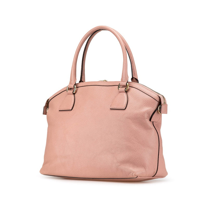 Gucci Interlocking 2Way Bag Leather Travel Bag Bag 2