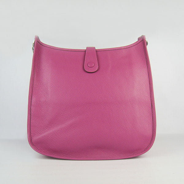 Hermes Luxury Evelyne I Handbag Peach Silver Travel Bag