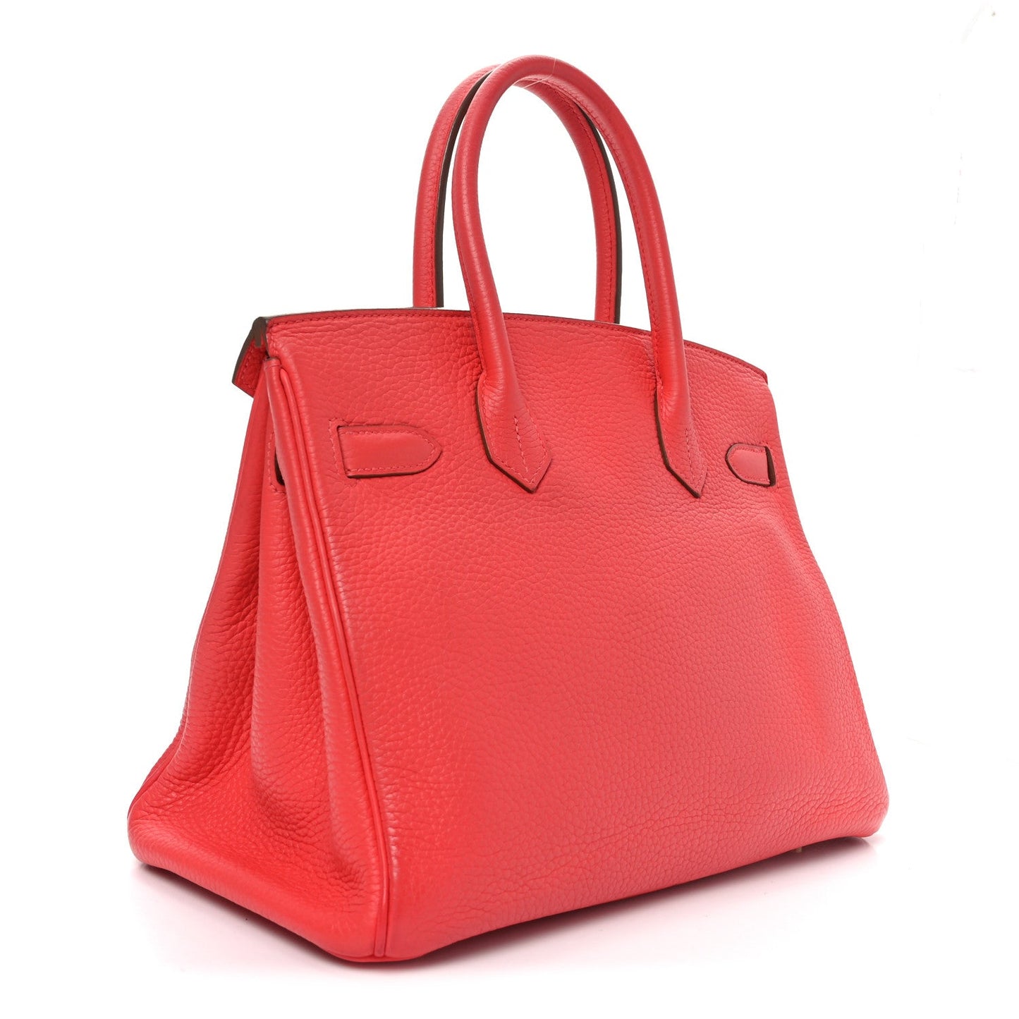 Hermes Togo Birkin Rouge Pivoine Handbag Travel Bag