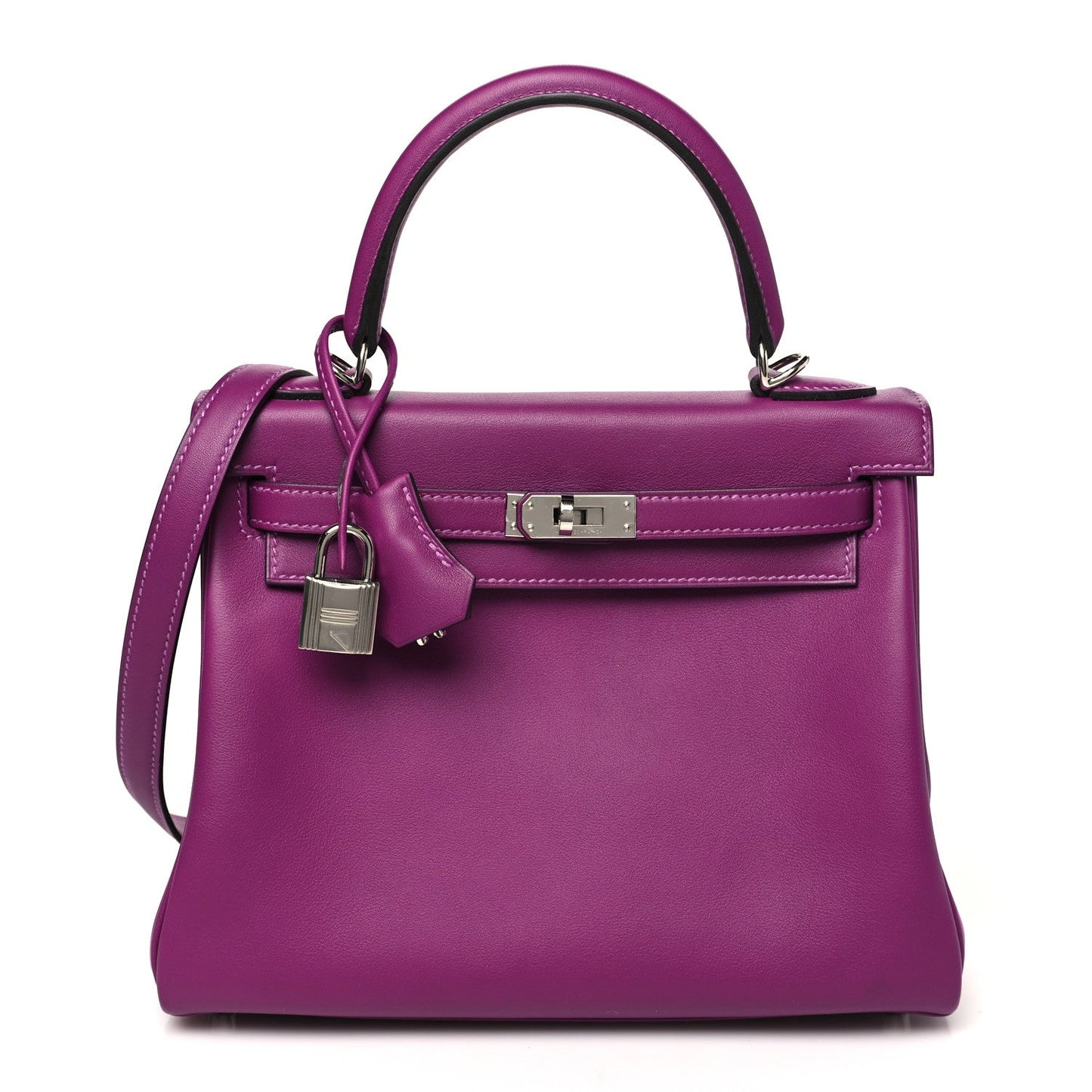 Hermes Swift Kelly Retourne Anemone Handbag Travel Bag