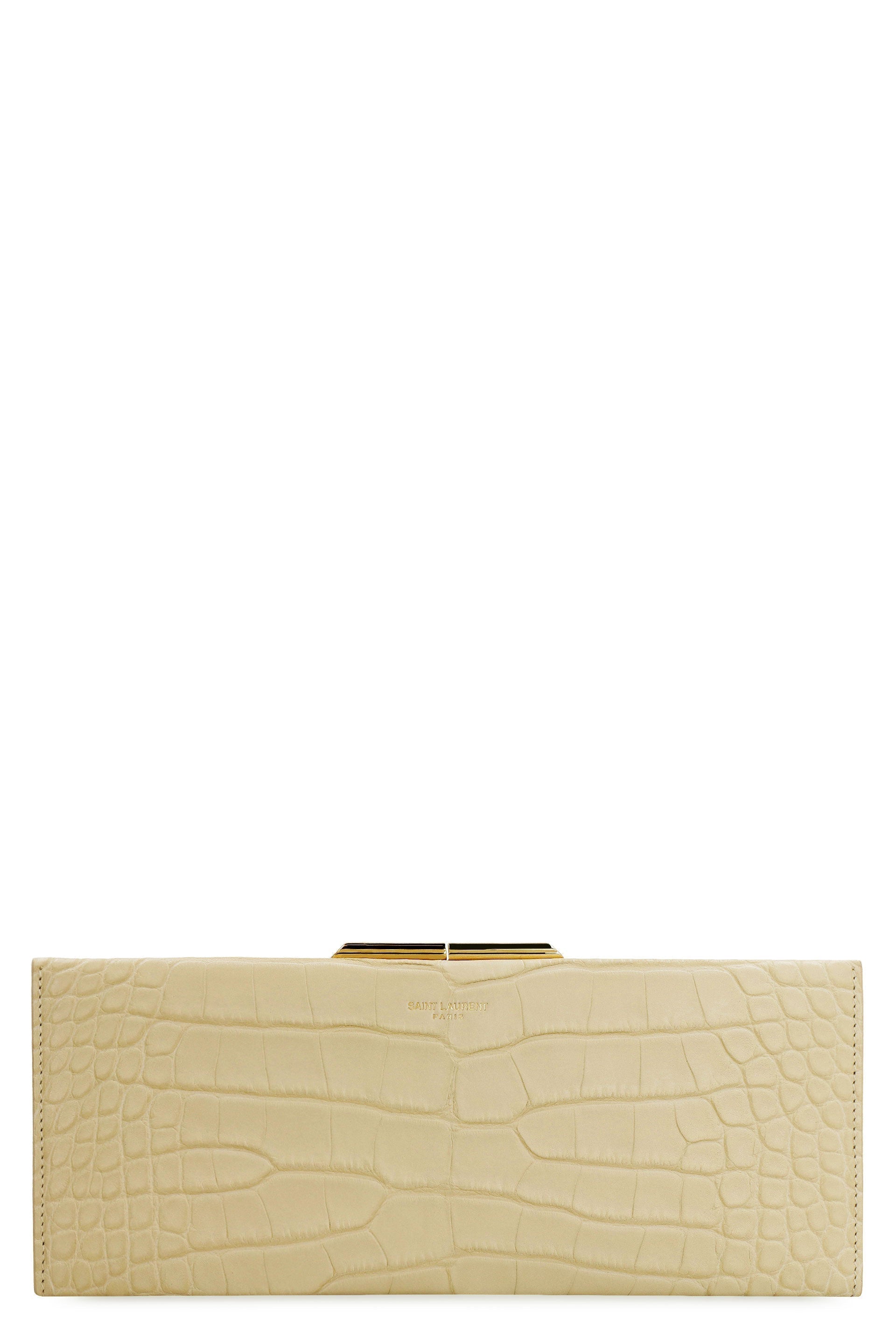 YSL Saint Laurent Saint Laurent Trending Women Midnight Clutch In Leather Clutch Bag