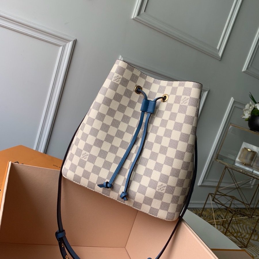 Top Quality Neonoe Mm Bag Damier Azur Canvas Blue Crossbody Bag