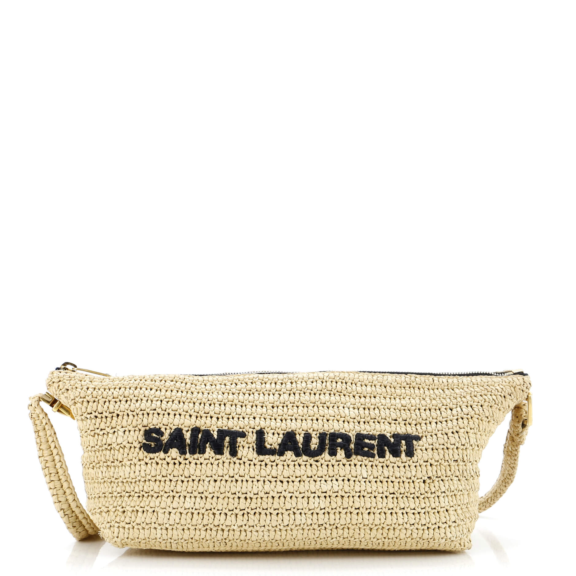 YSL Saint Laurent Luxury Trending Tuc Crossbody Bag Raffia Logo Woven