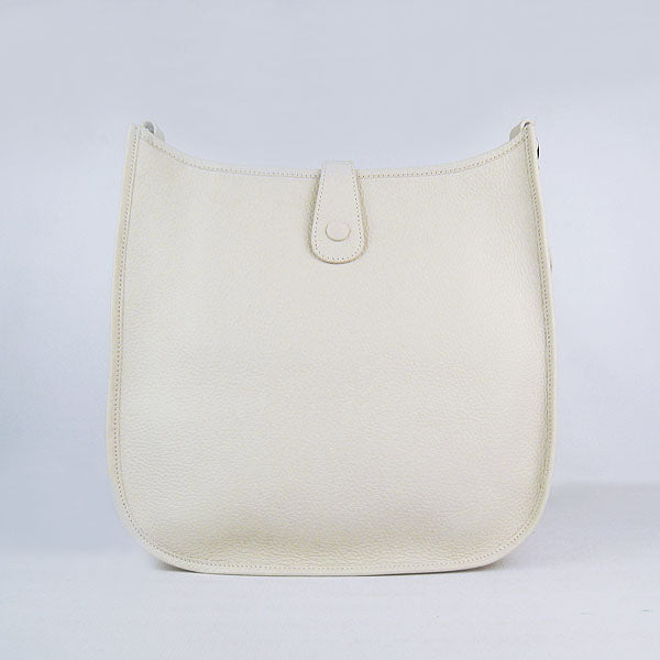 Hermes Luxury Evelyne I Handbag Beige Silver Travel Bag