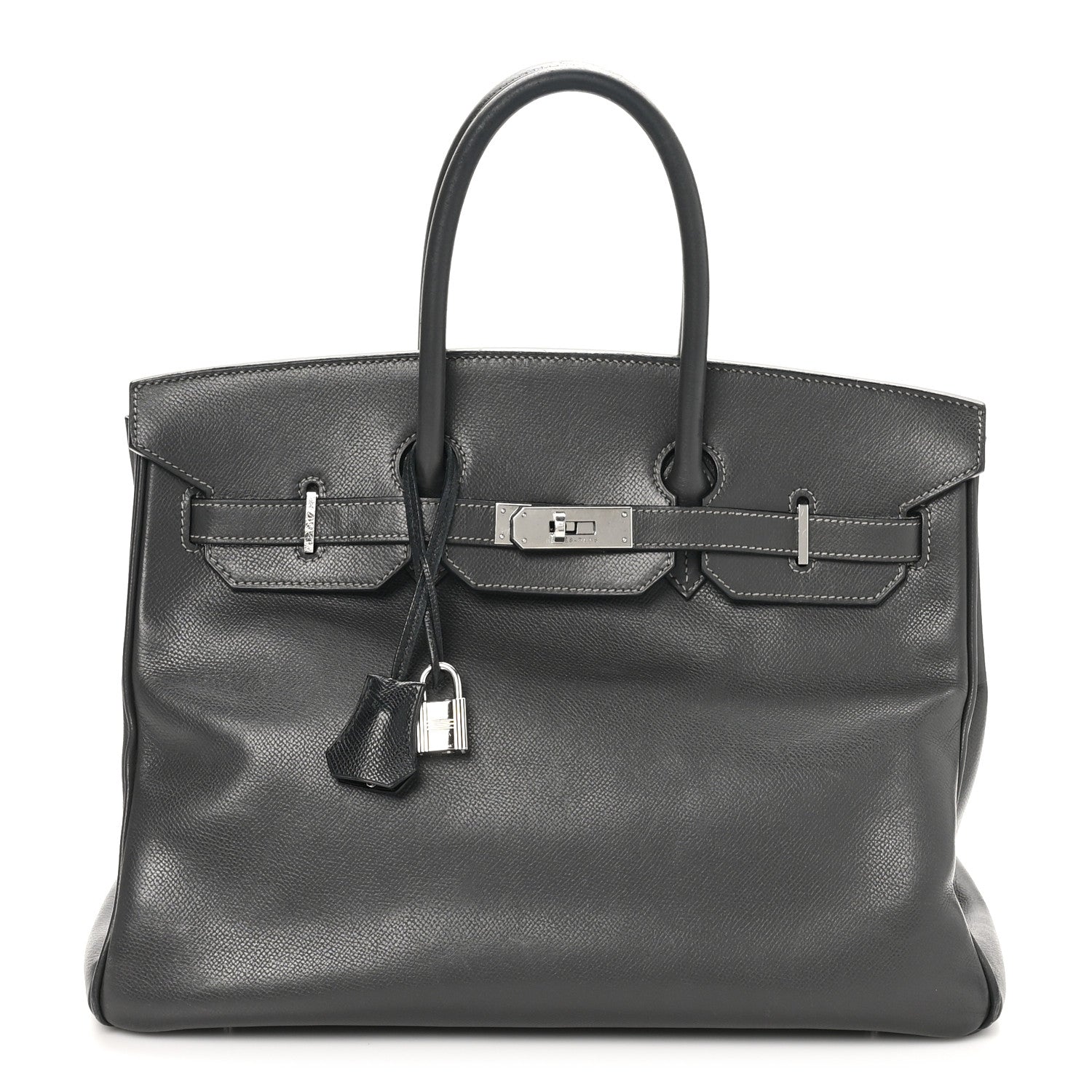 Hermes Epsom Birkin Ardoise Handbag Travel Bag