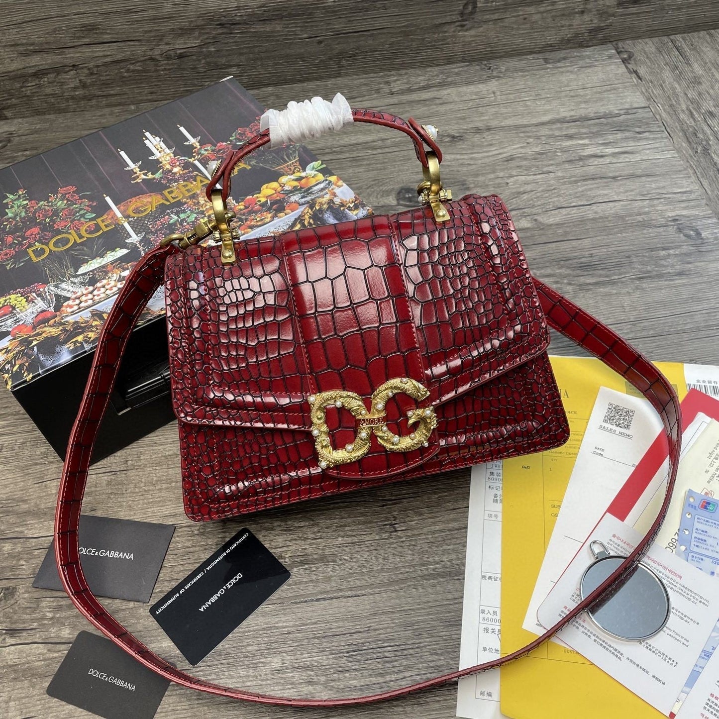 Print Girls Bagã Burgundy Travel Bag