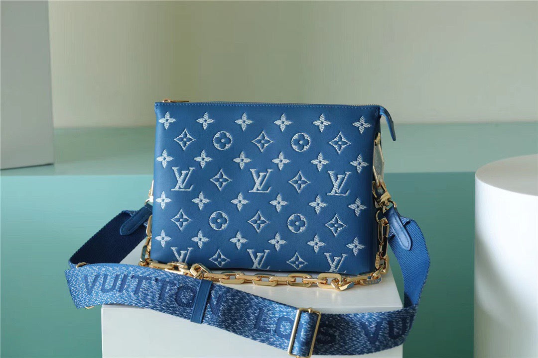 Top Quality Coussin Pm Puffy Navy For Blue Crossbody Bag