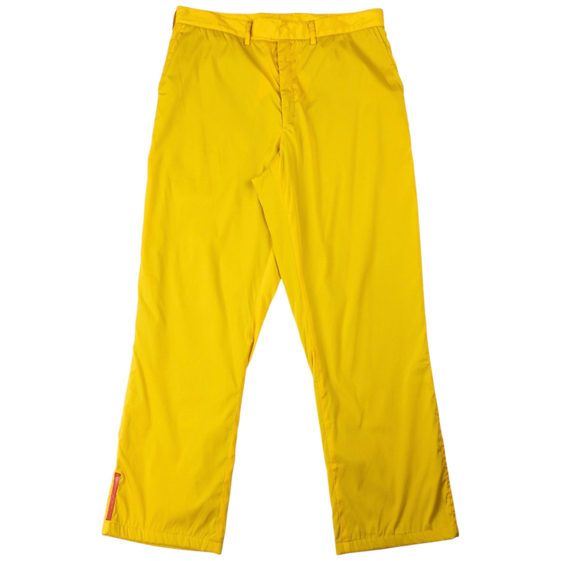 Prada Handbag Sport Tracksuit Bottoms Yellow