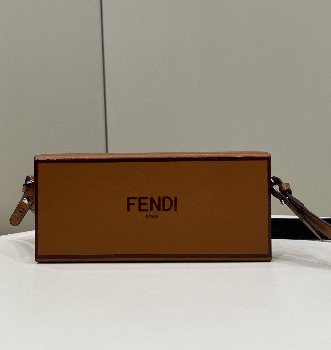 Top QualityTop Quality Horizontal Box Brown Handbag