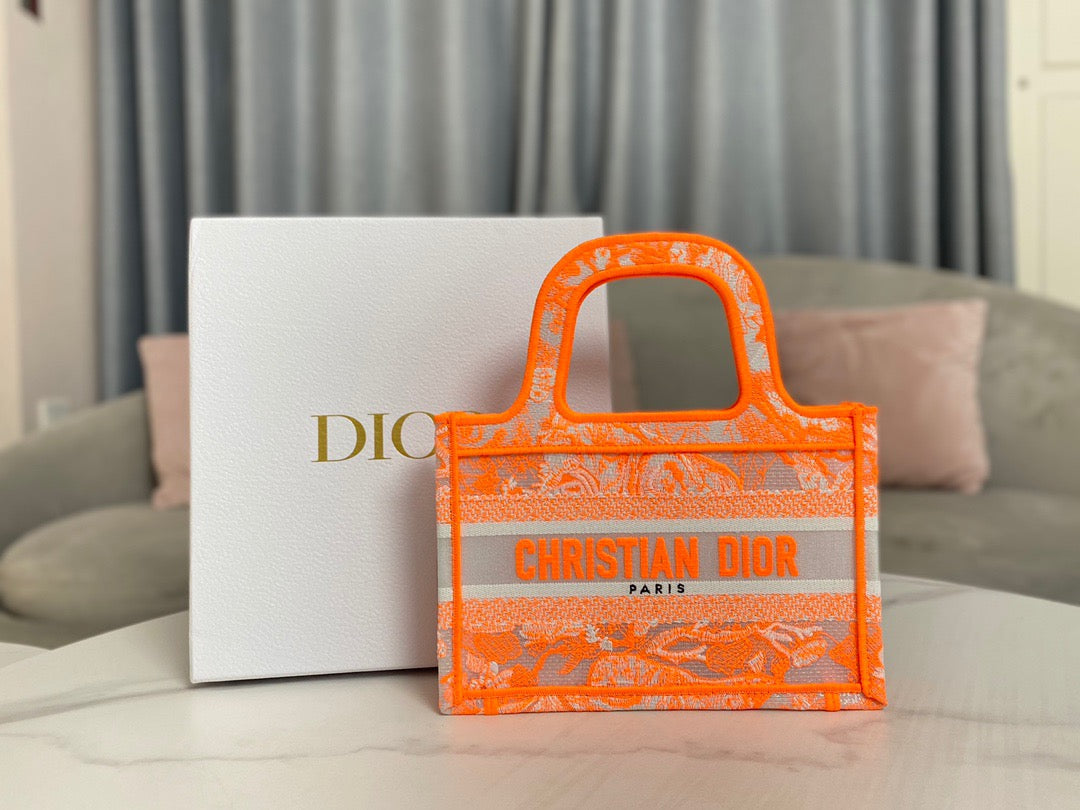 Book Cd Orange Mini Book Tote Bag