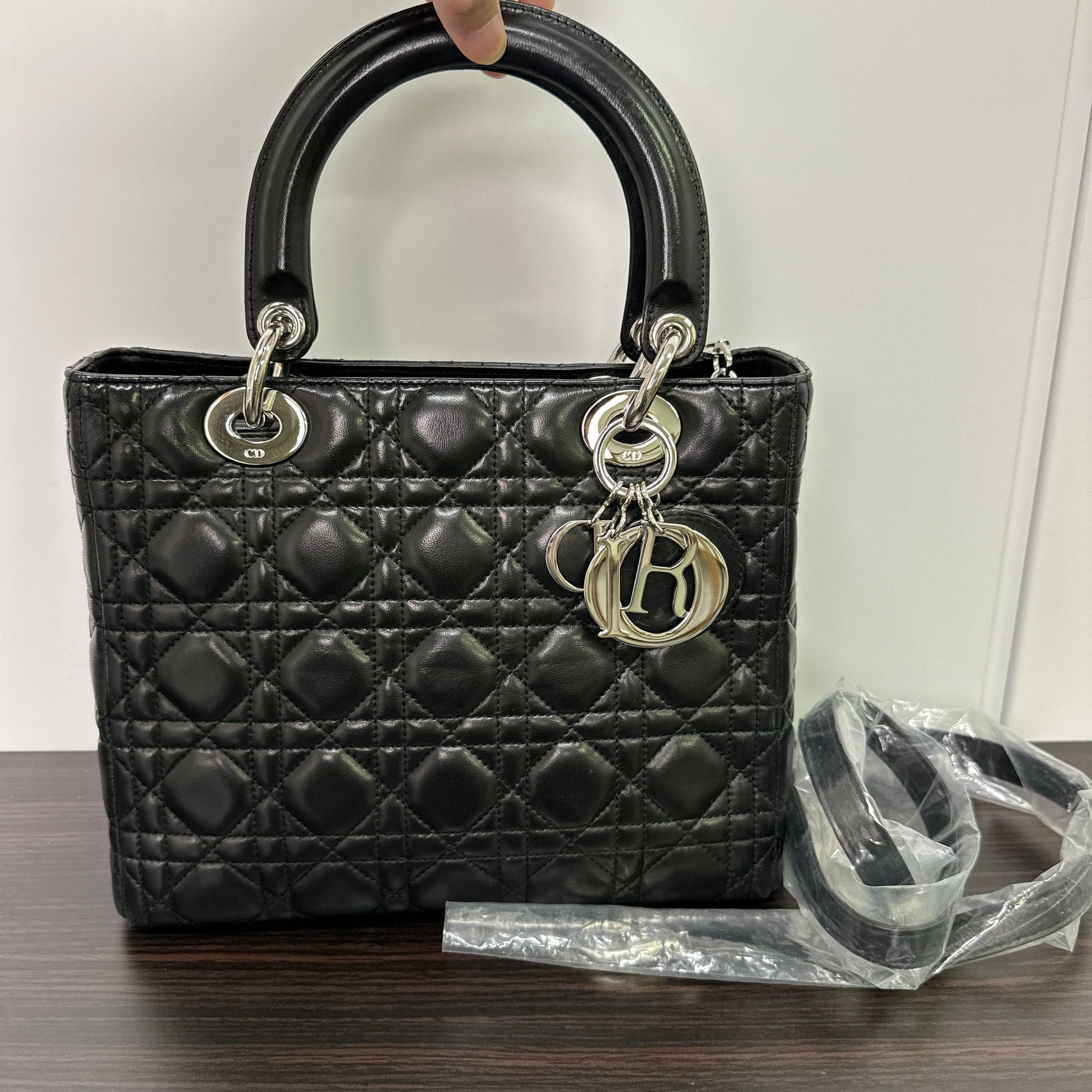 Dior Handbag Bags Christian Bag Black