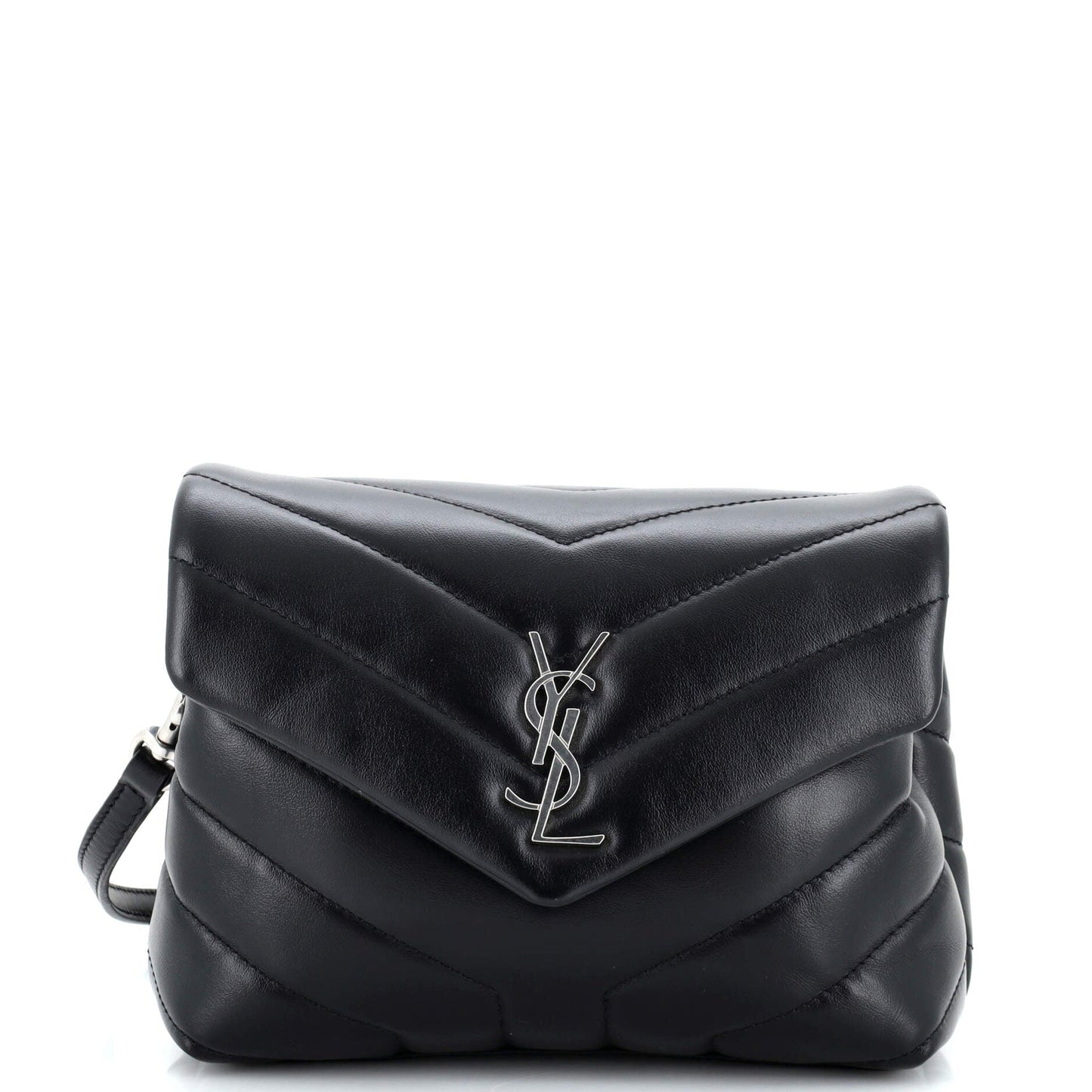 YSL Saint Laurent Saint Laurent Trending Loulou Shoulder Bag Chevron Leather Matelasse Leather Toy