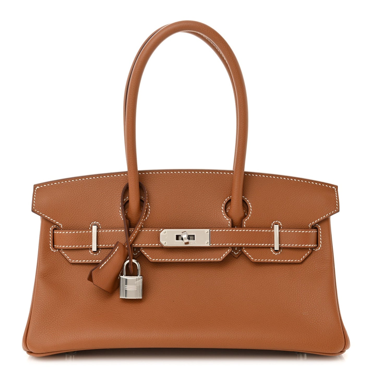 Hermes Evercolor Shoulder Birkin Light Gold Shoulder Bag 29 Gold 1738947