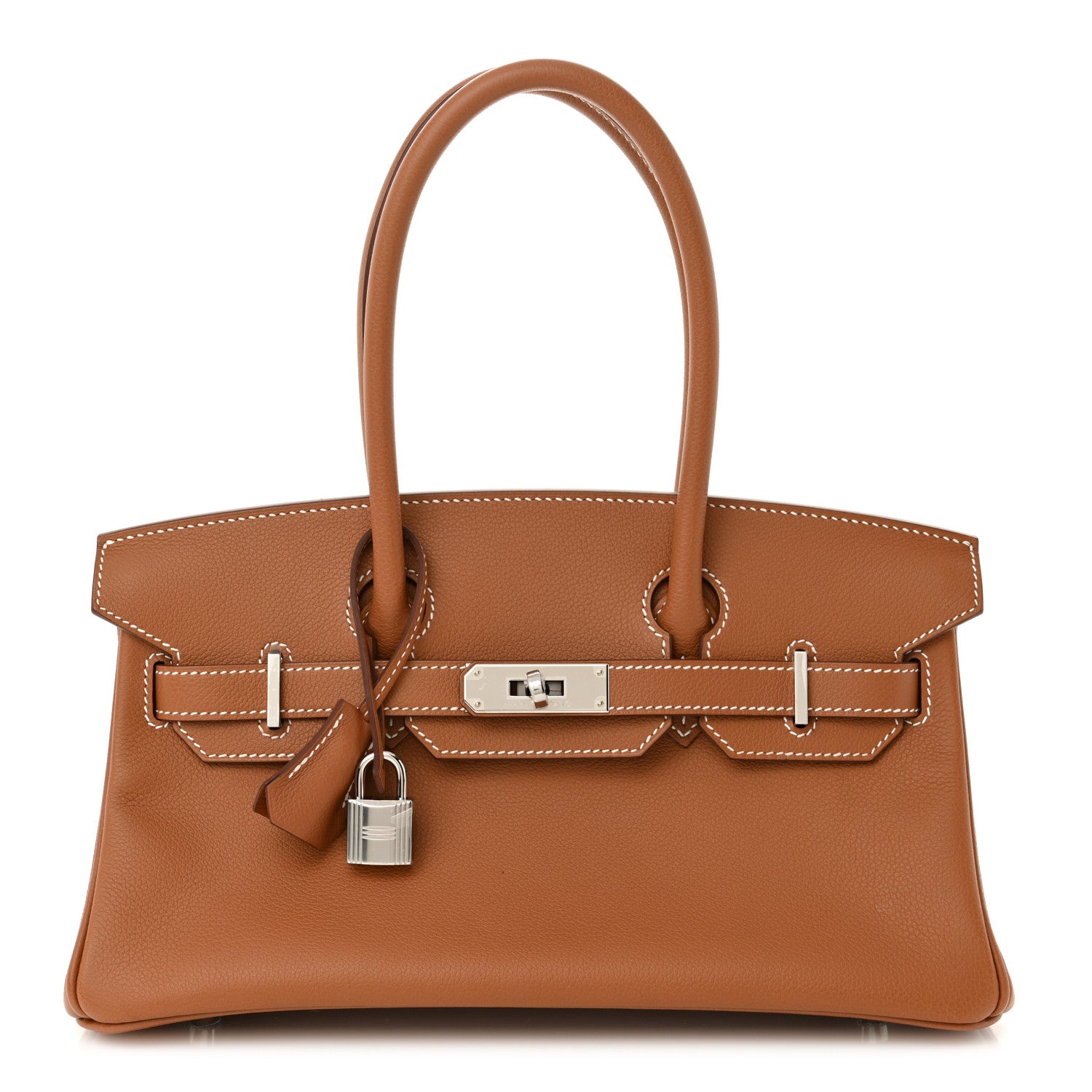 Hermes Evercolor Shoulder Birkin Light Gold Shoulder Bag 29 Gold 1738947