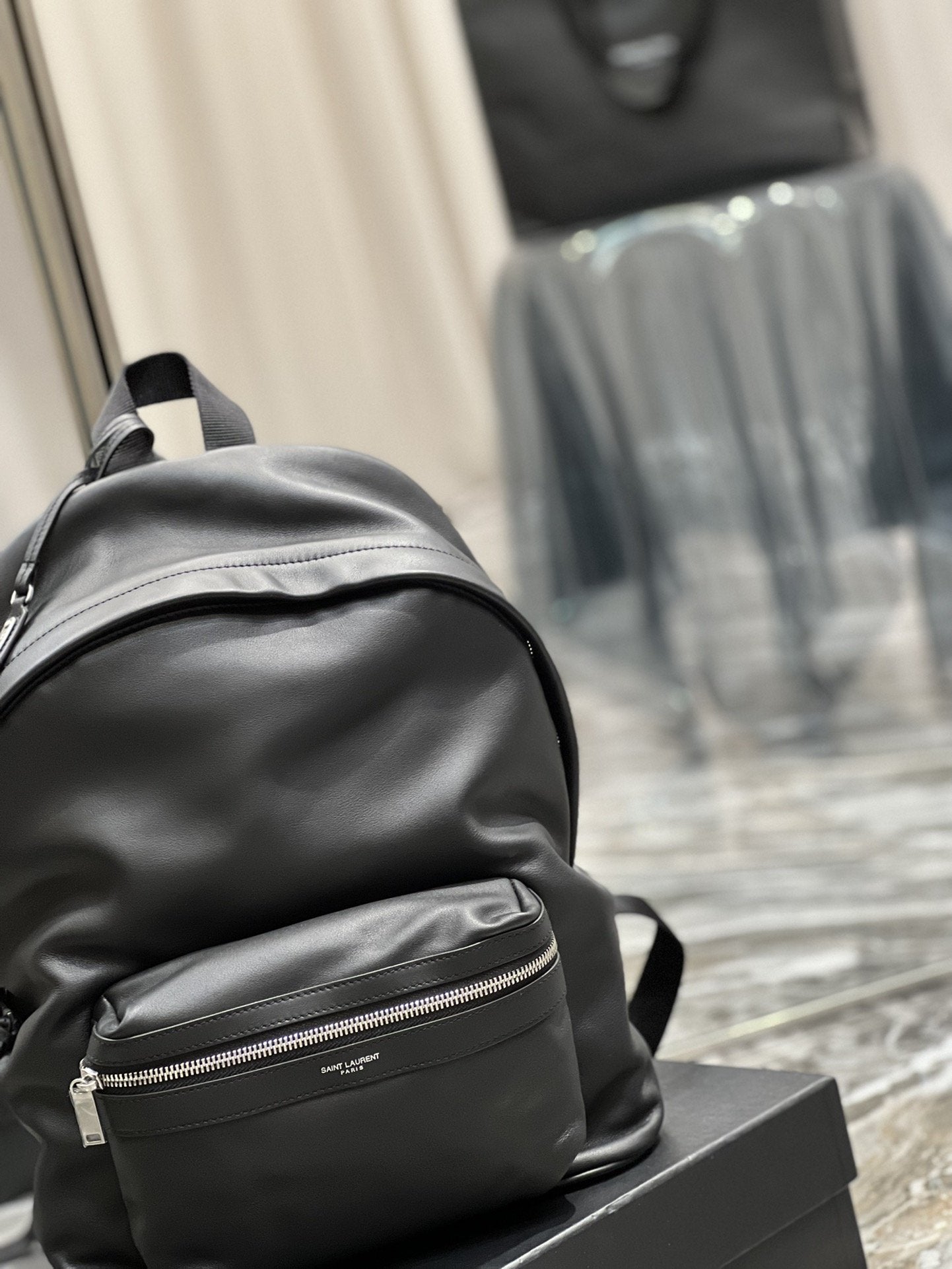 YSL Saint Laurent Backpack Black Ysl 5387