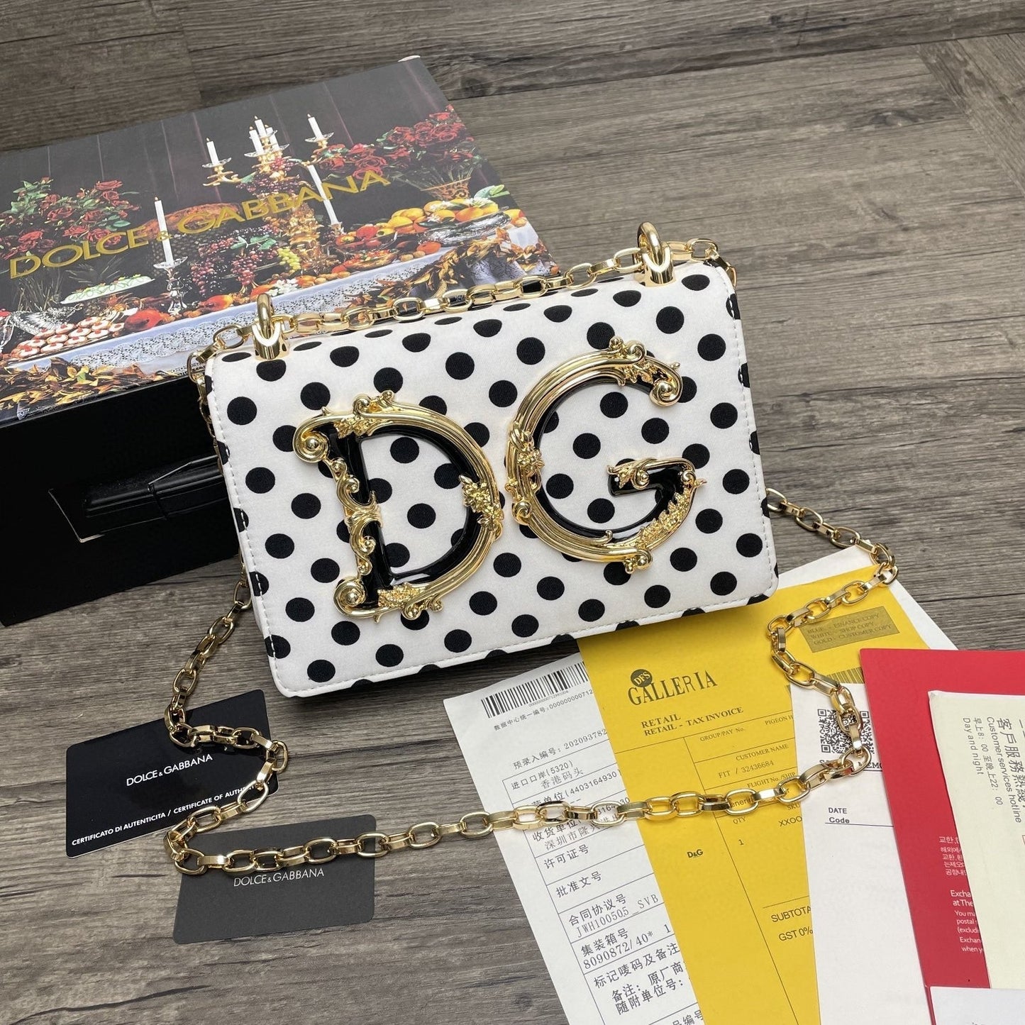 Girls Polka Dots White Crossbody Bag