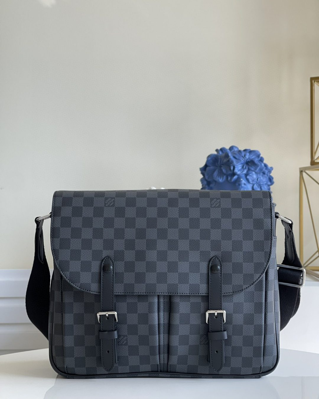Top Quality Christopher Messenger Bag Damier Graphite Canvas Crossbody Bag